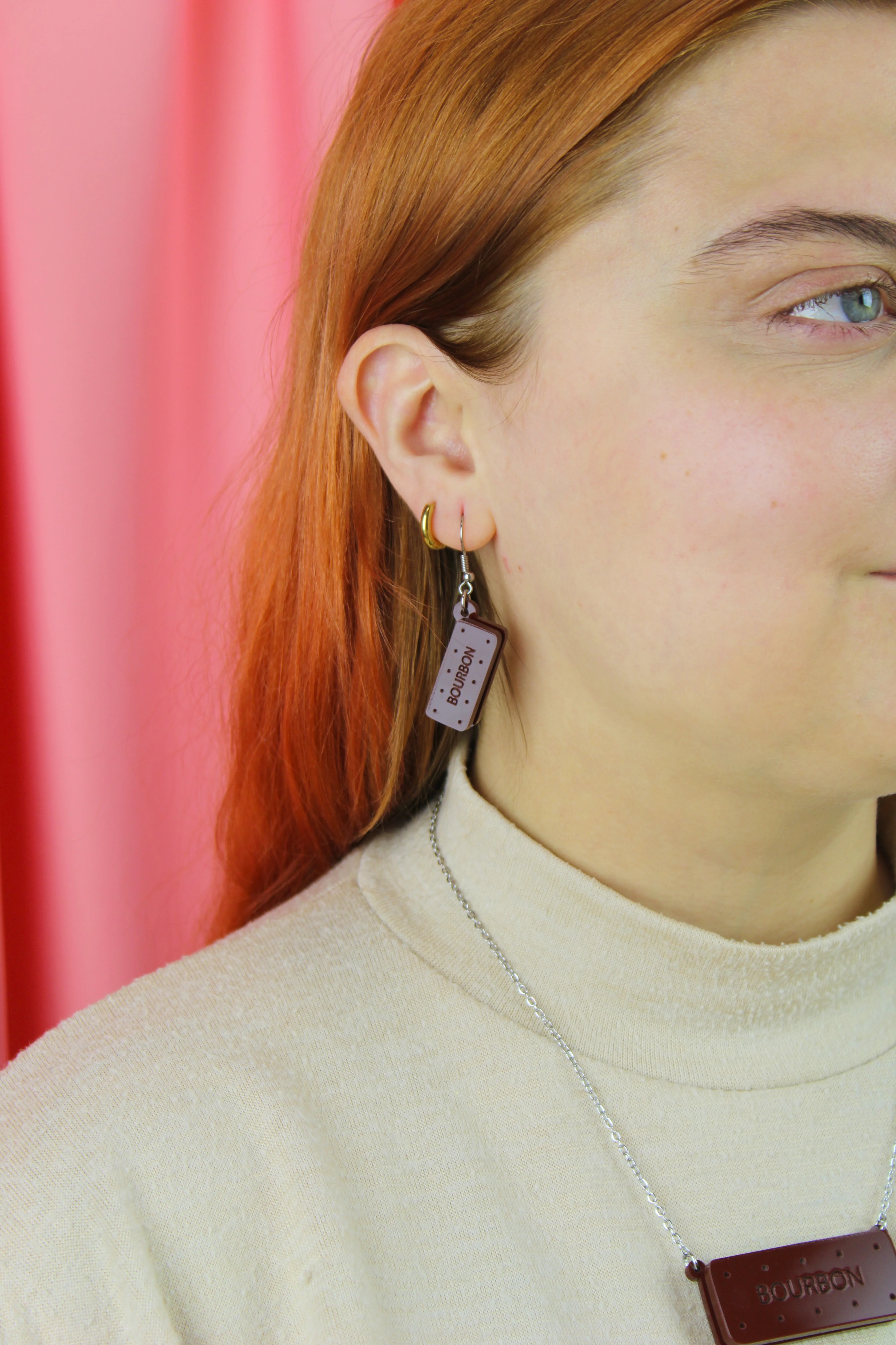 Bourbon Biscuit Earrings - Image 2