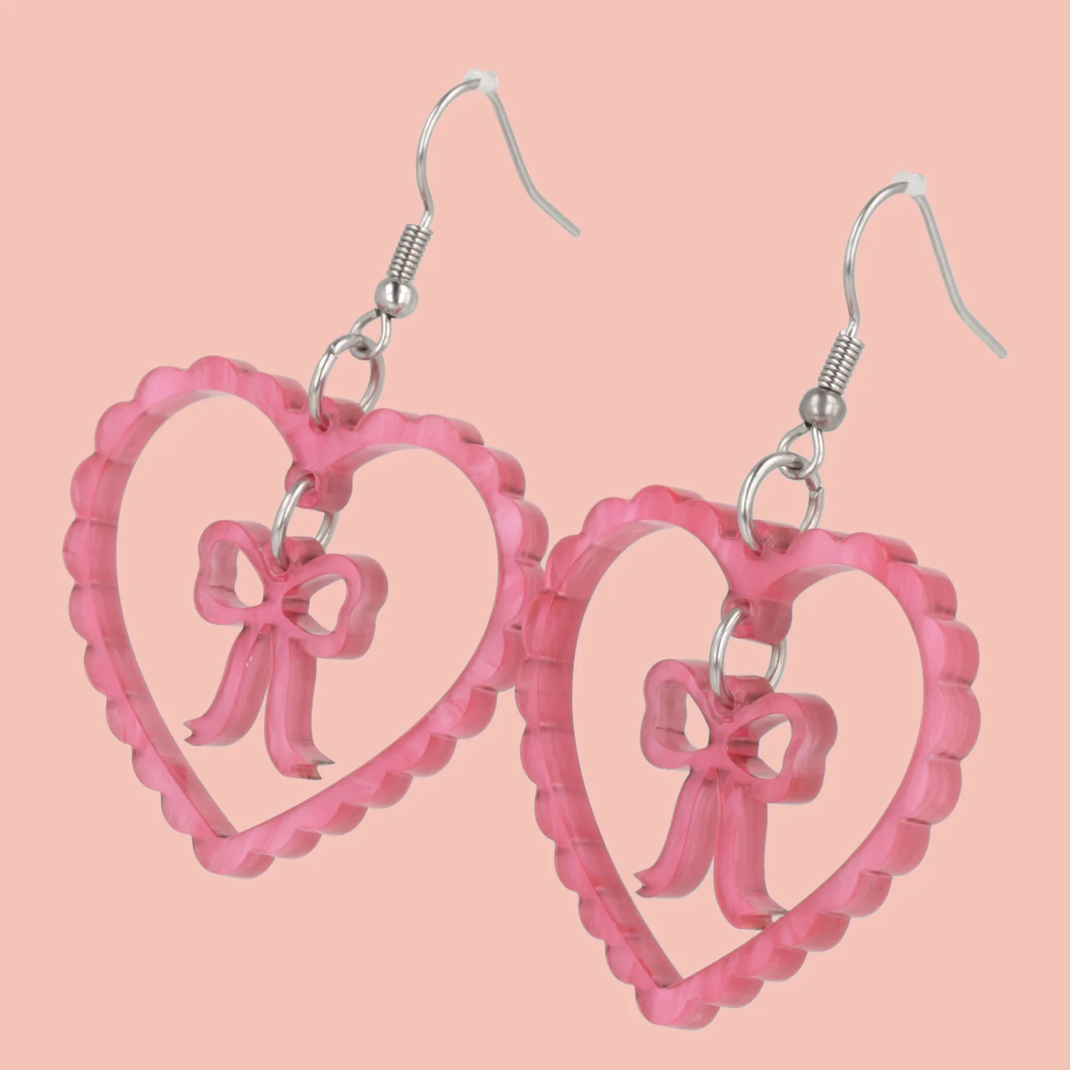 Bow My Valentine? Earrings - Image 3