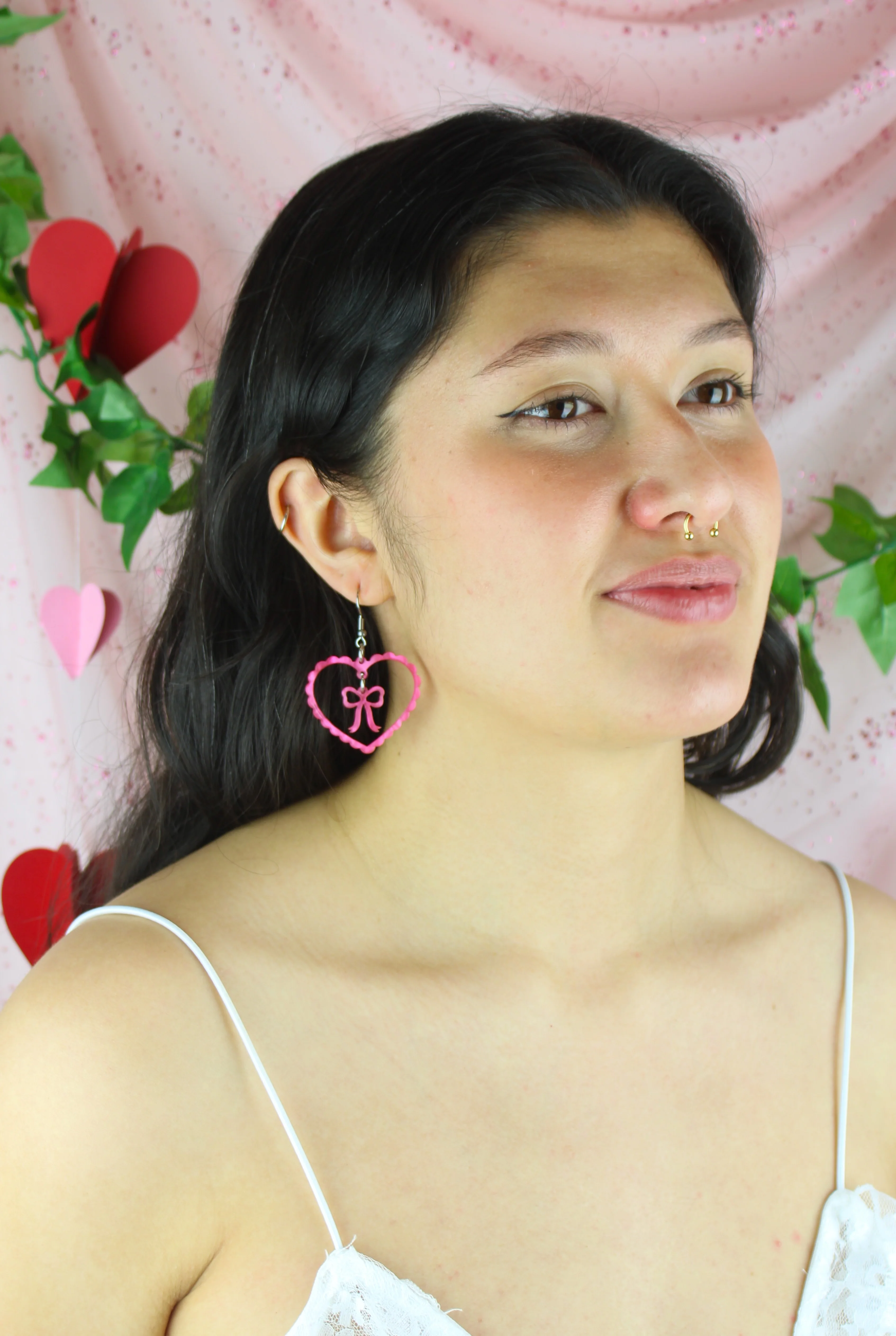 Bow My Valentine? Earrings - Image 5