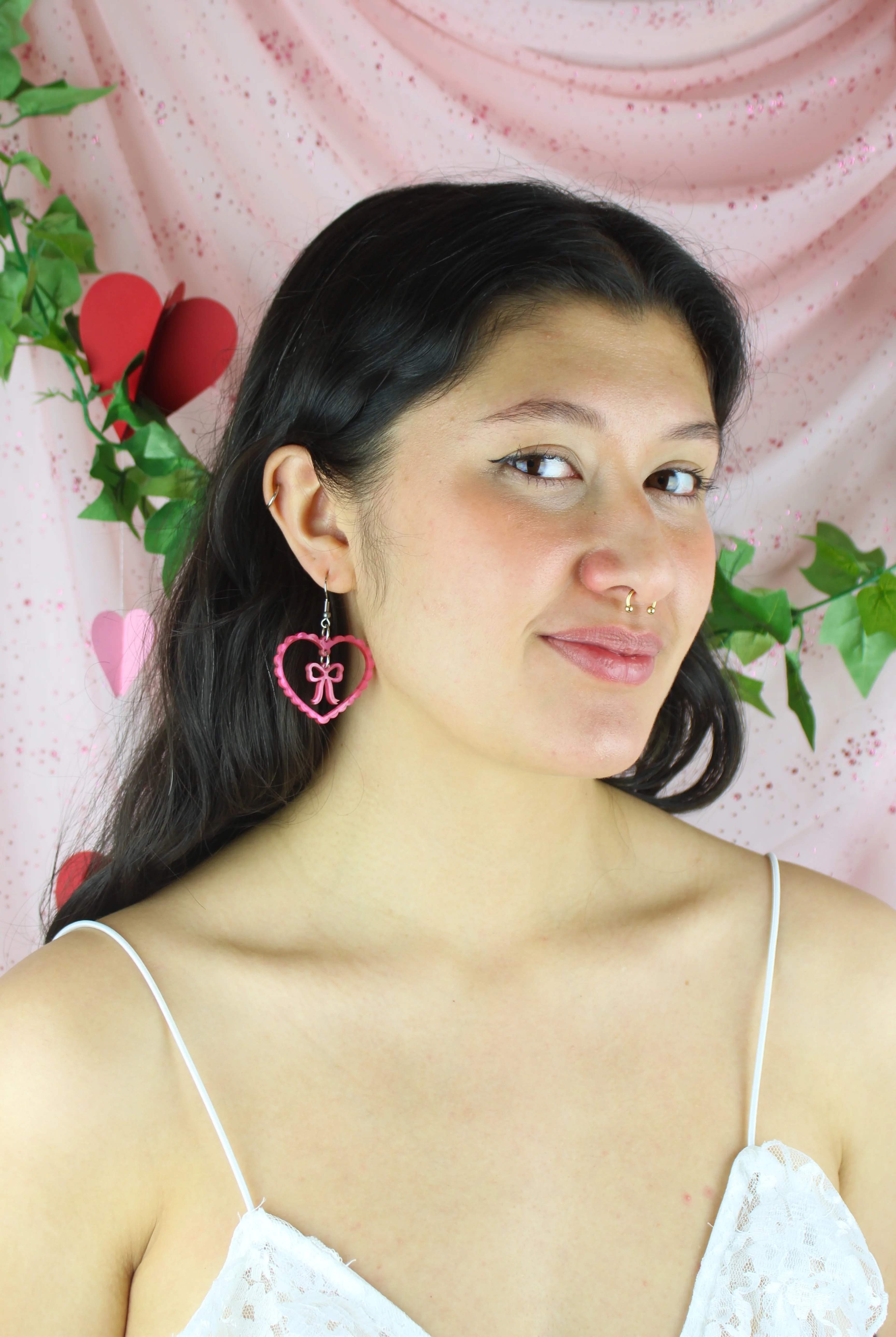 Bow My Valentine? Earrings - Image 7