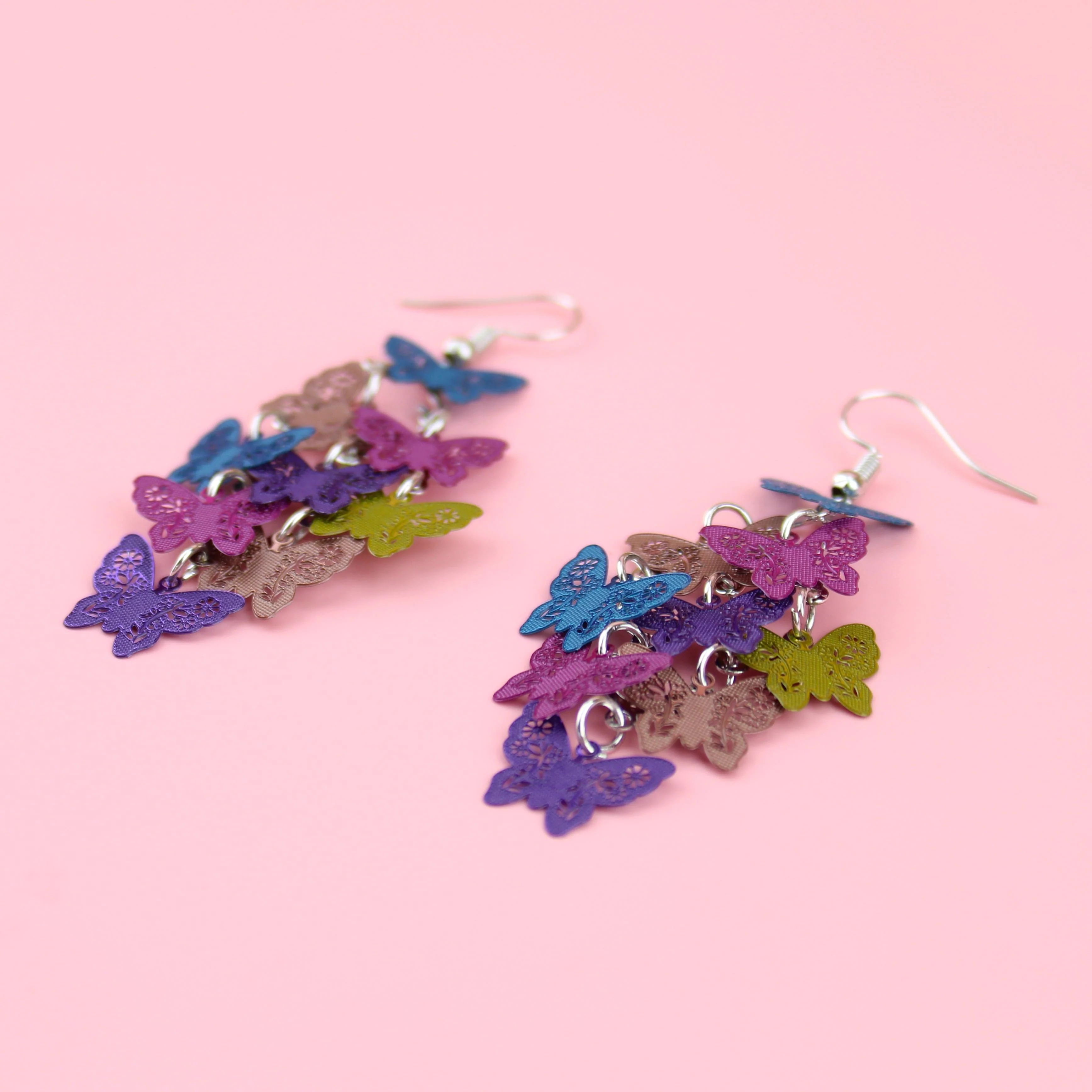 Bright Butterfly Earrings - Image 3
