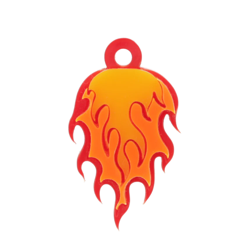 Bringing The Heat Flame Charm