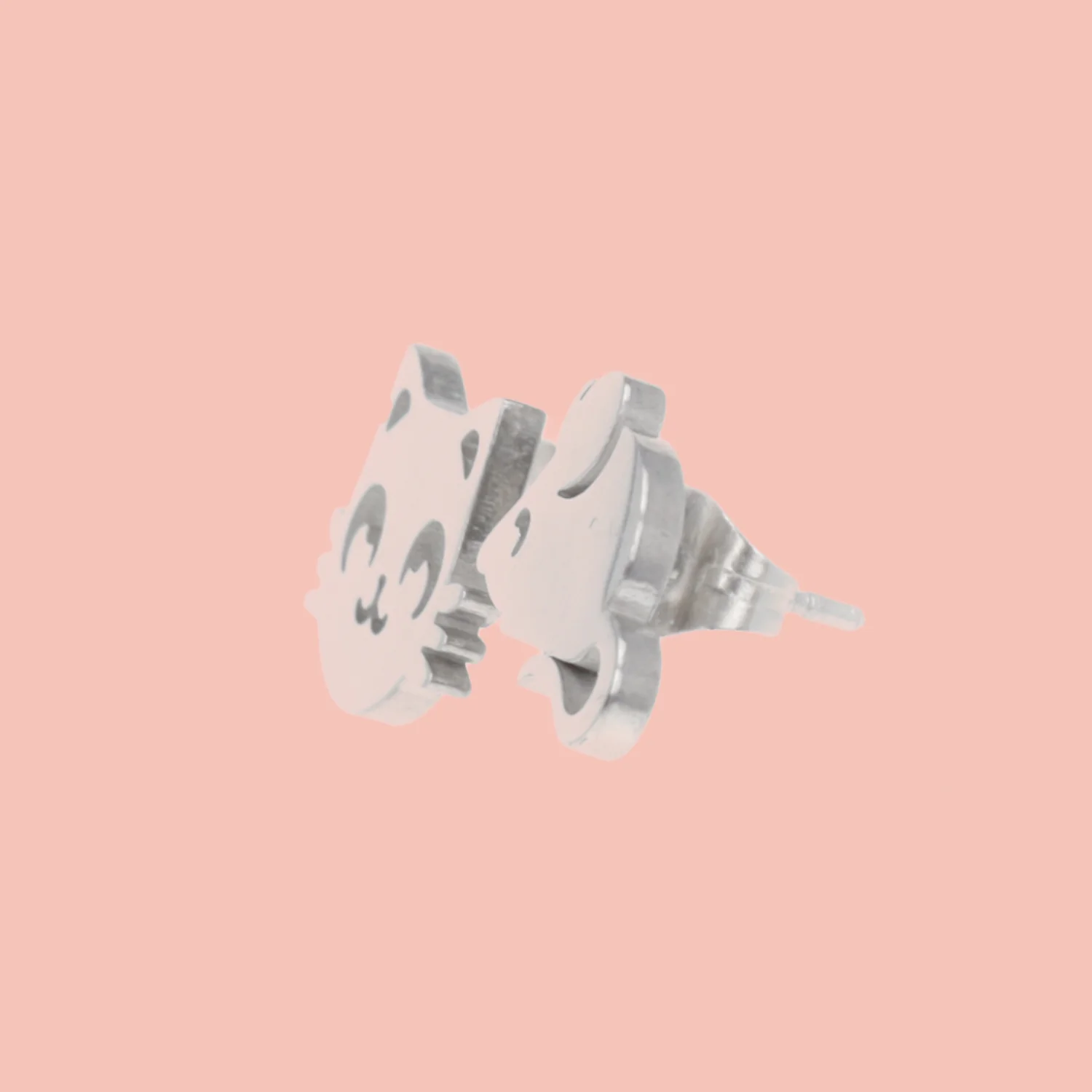 Cat & Mouse Stud Earrings - Image 4