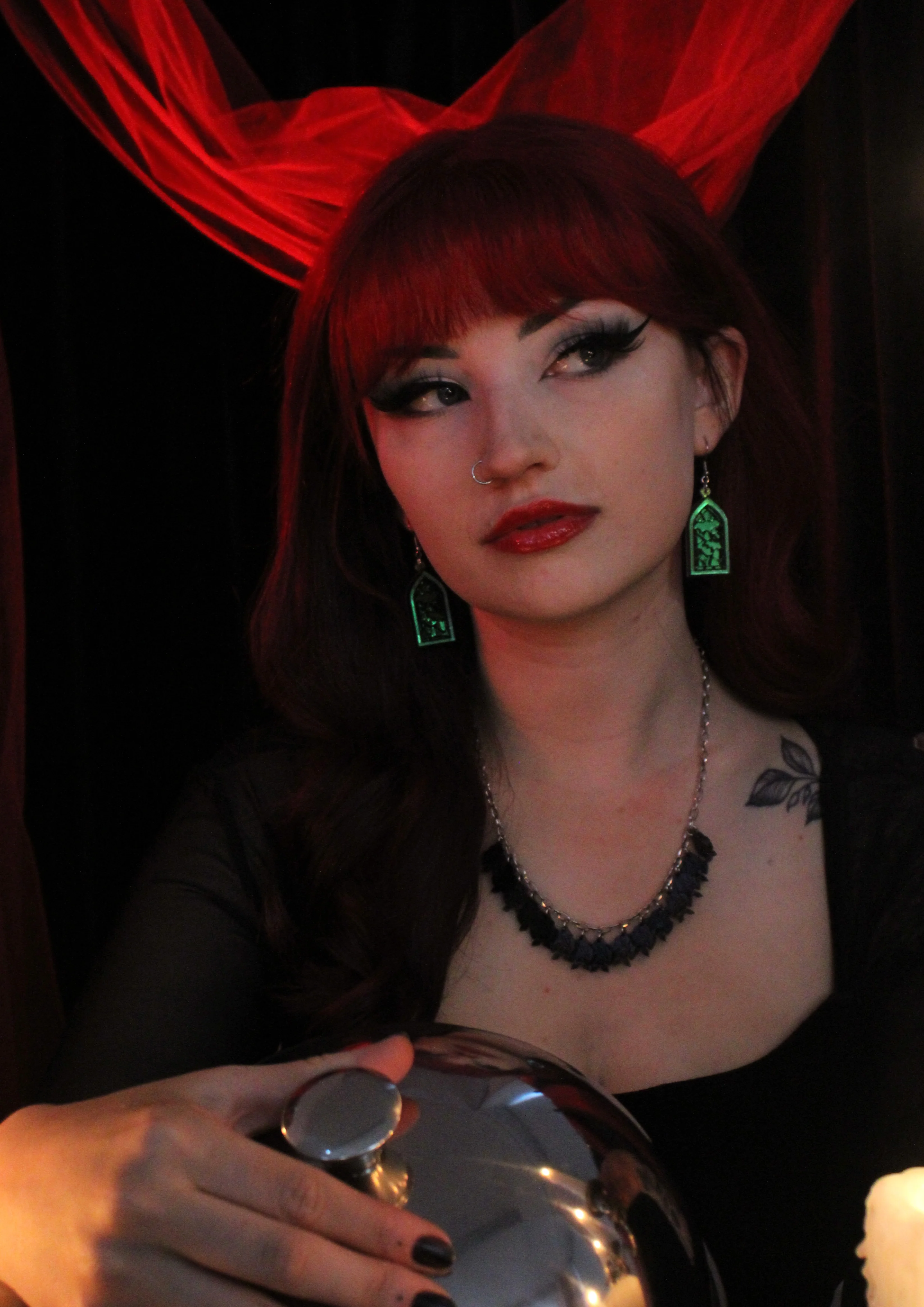 Cauldron Of Bats Charm Necklace - Image 4