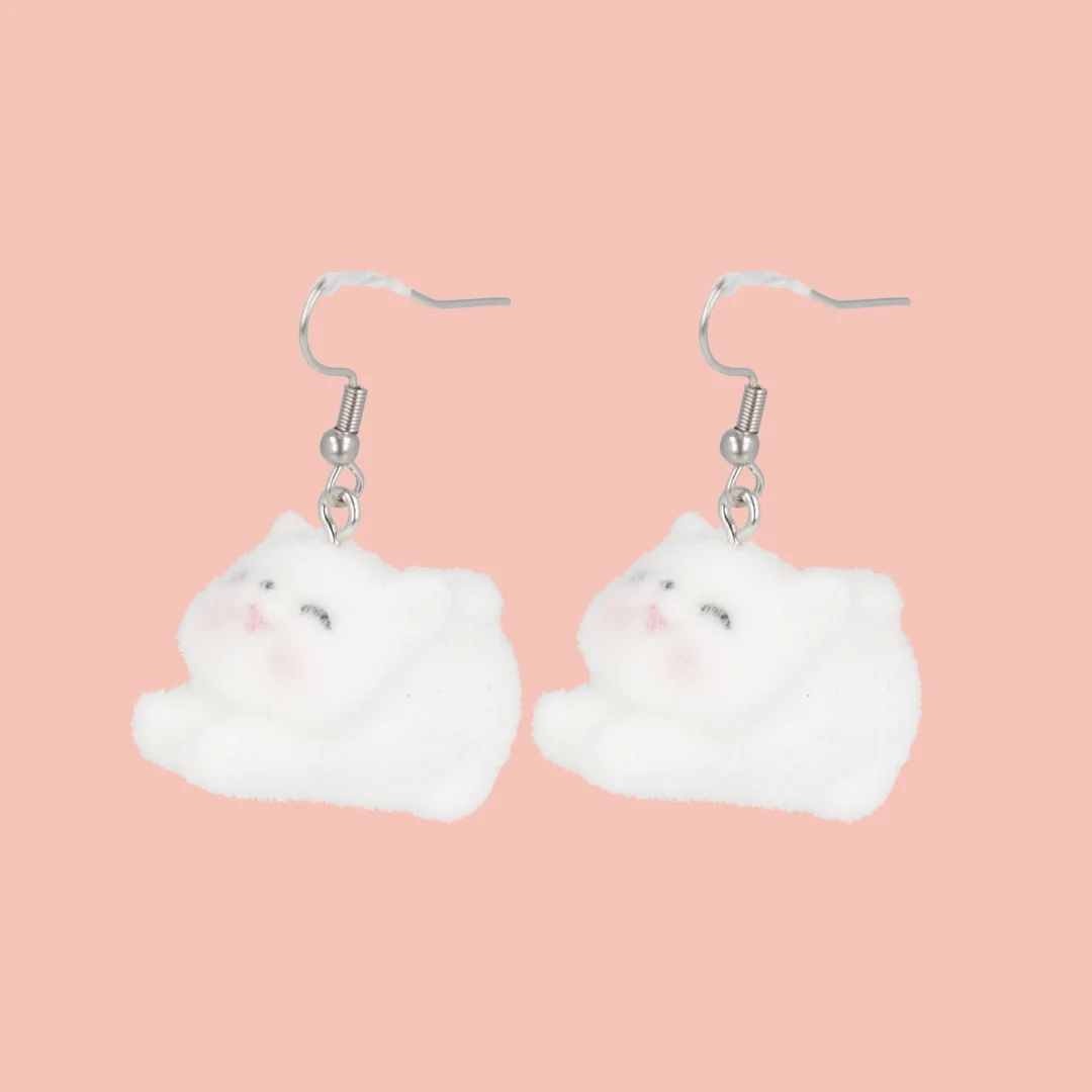 Check Meow-t Cat Earrings