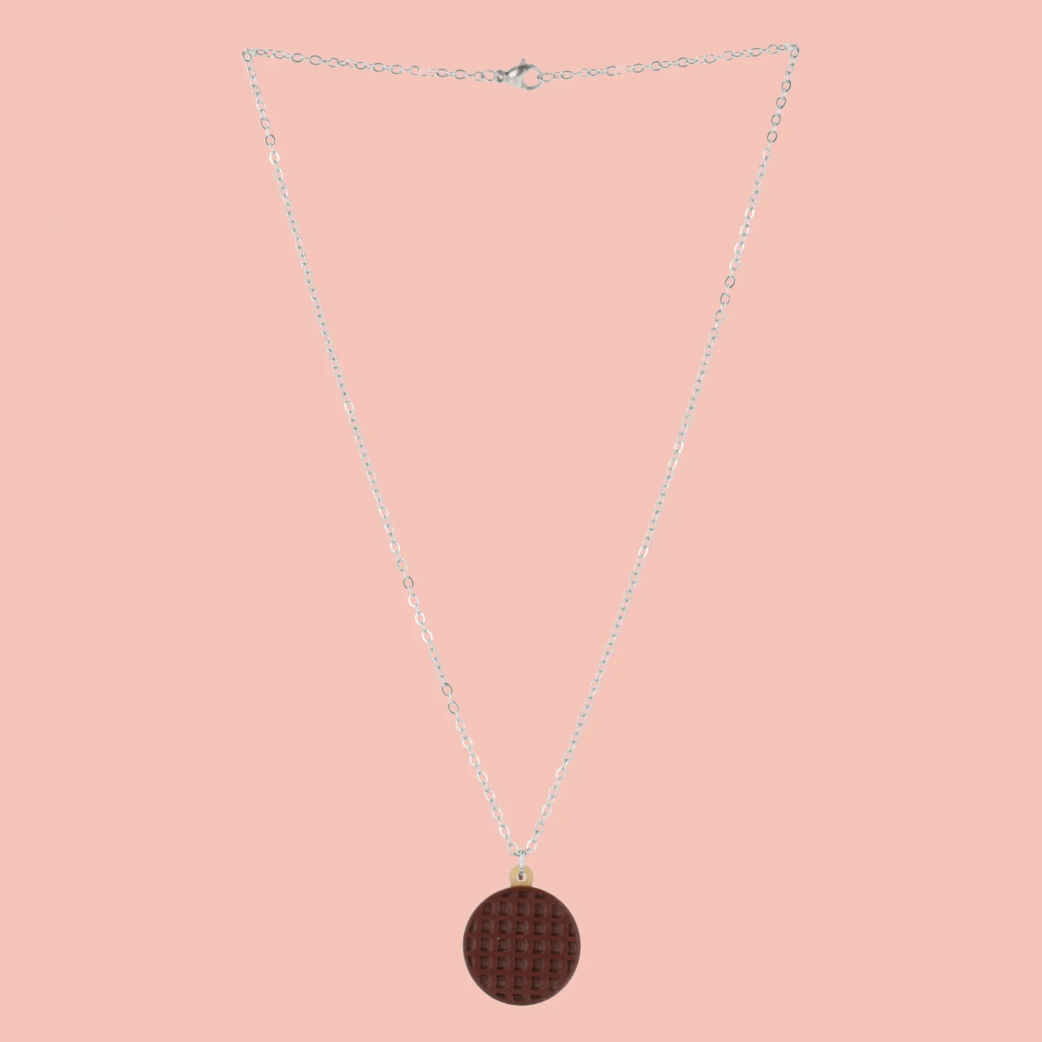 Chocolate Digestive Biscuit Necklace - Image 4
