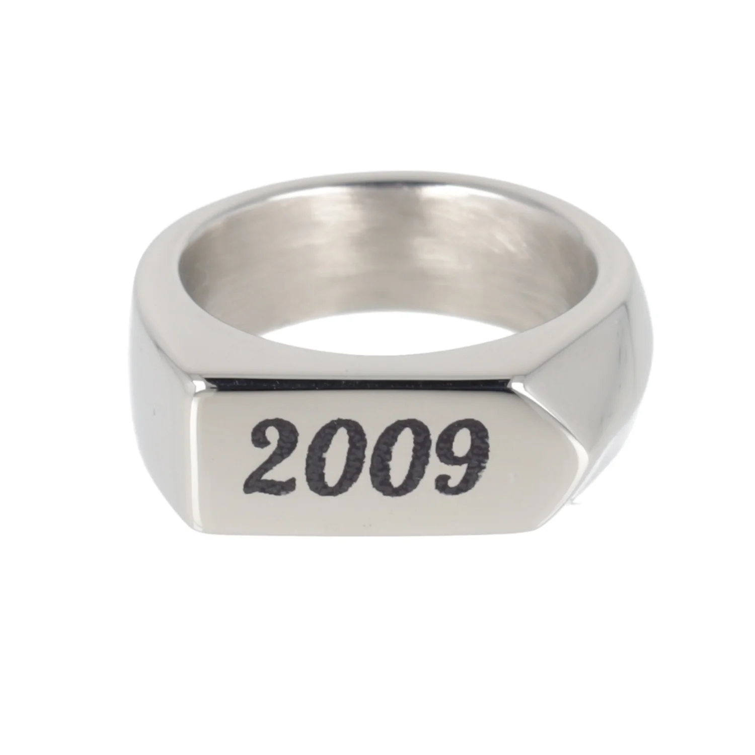 Chunky Customisable Birth Year Ring - Image 6
