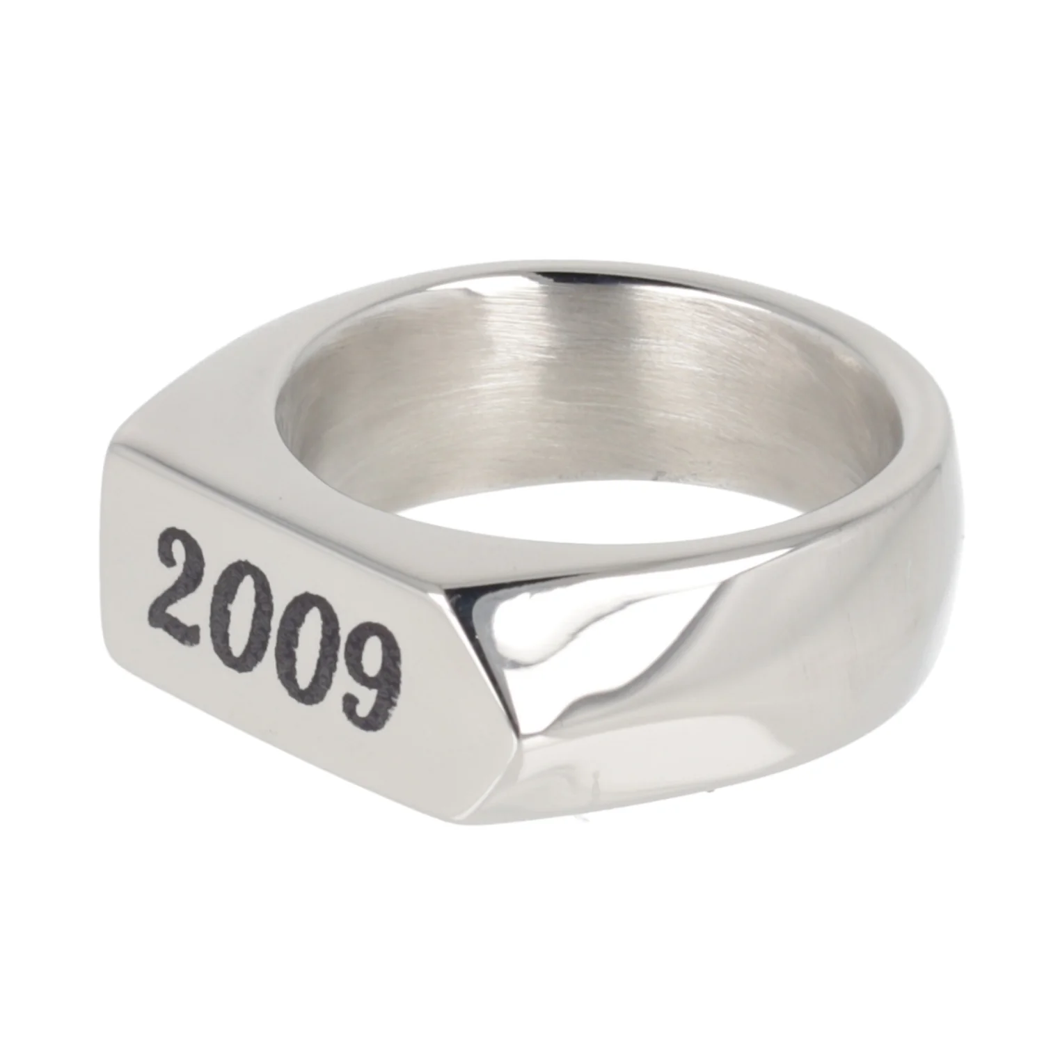 Chunky Customisable Birth Year Ring - Image 8