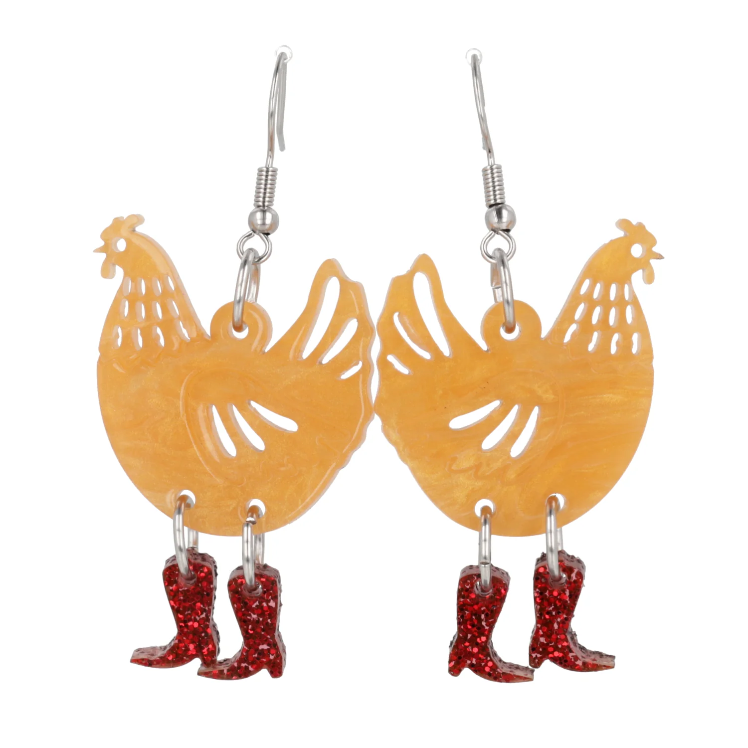 Cinnamon Chick Magnet Chicken Earrings - Image 10