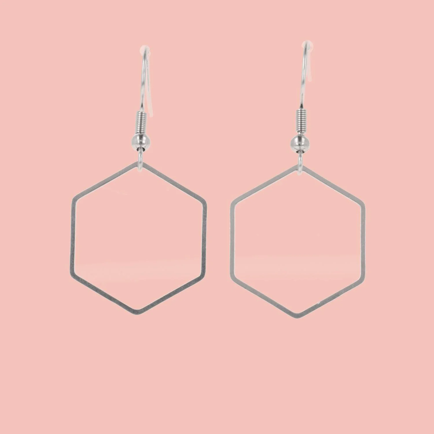 Classic Honeycomb Earrings - Image 2