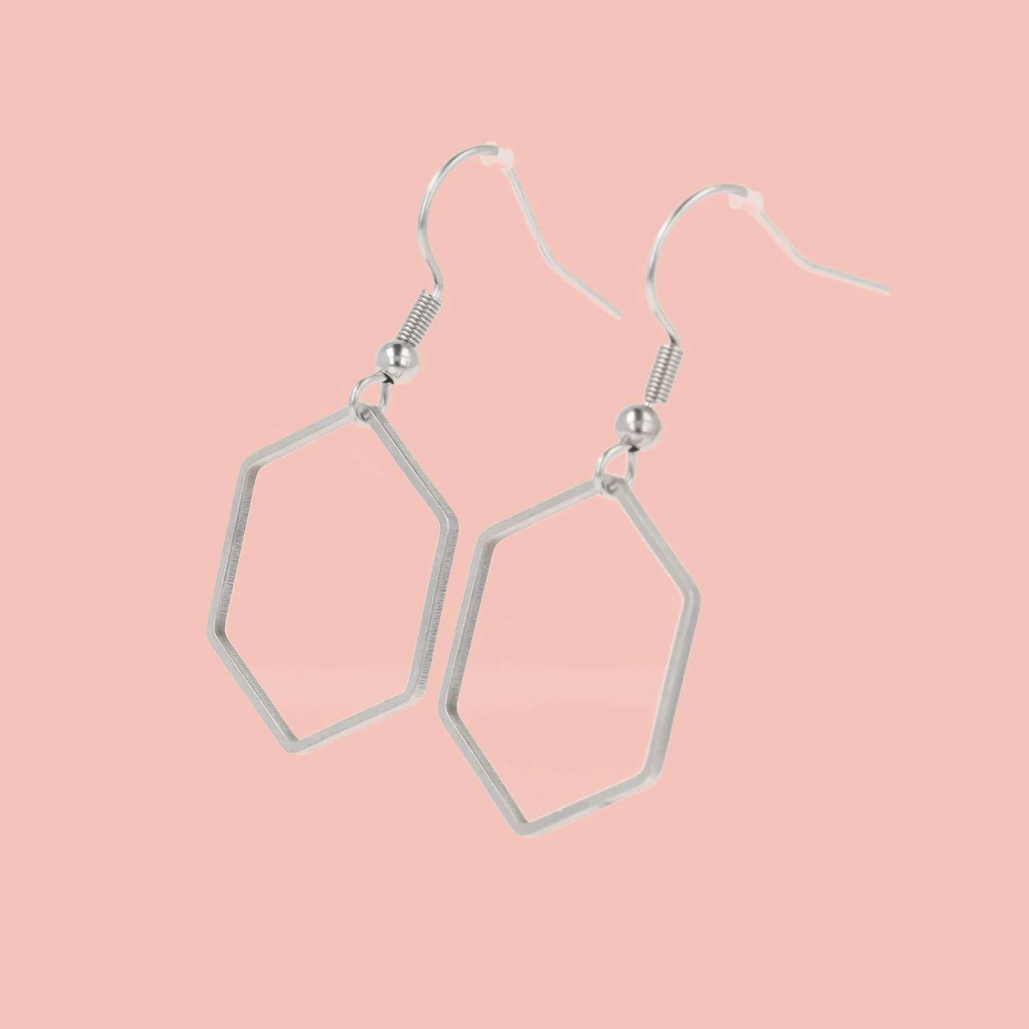 Classic Honeycomb Earrings - Image 3