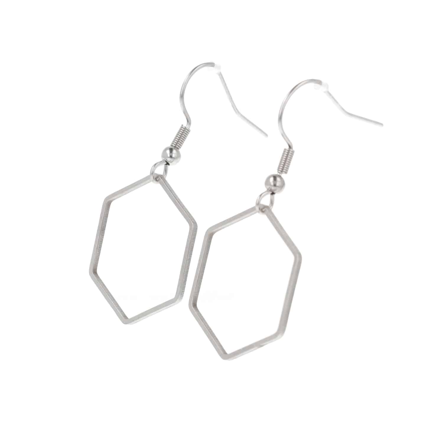 Classic Honeycomb Earrings - Image 5