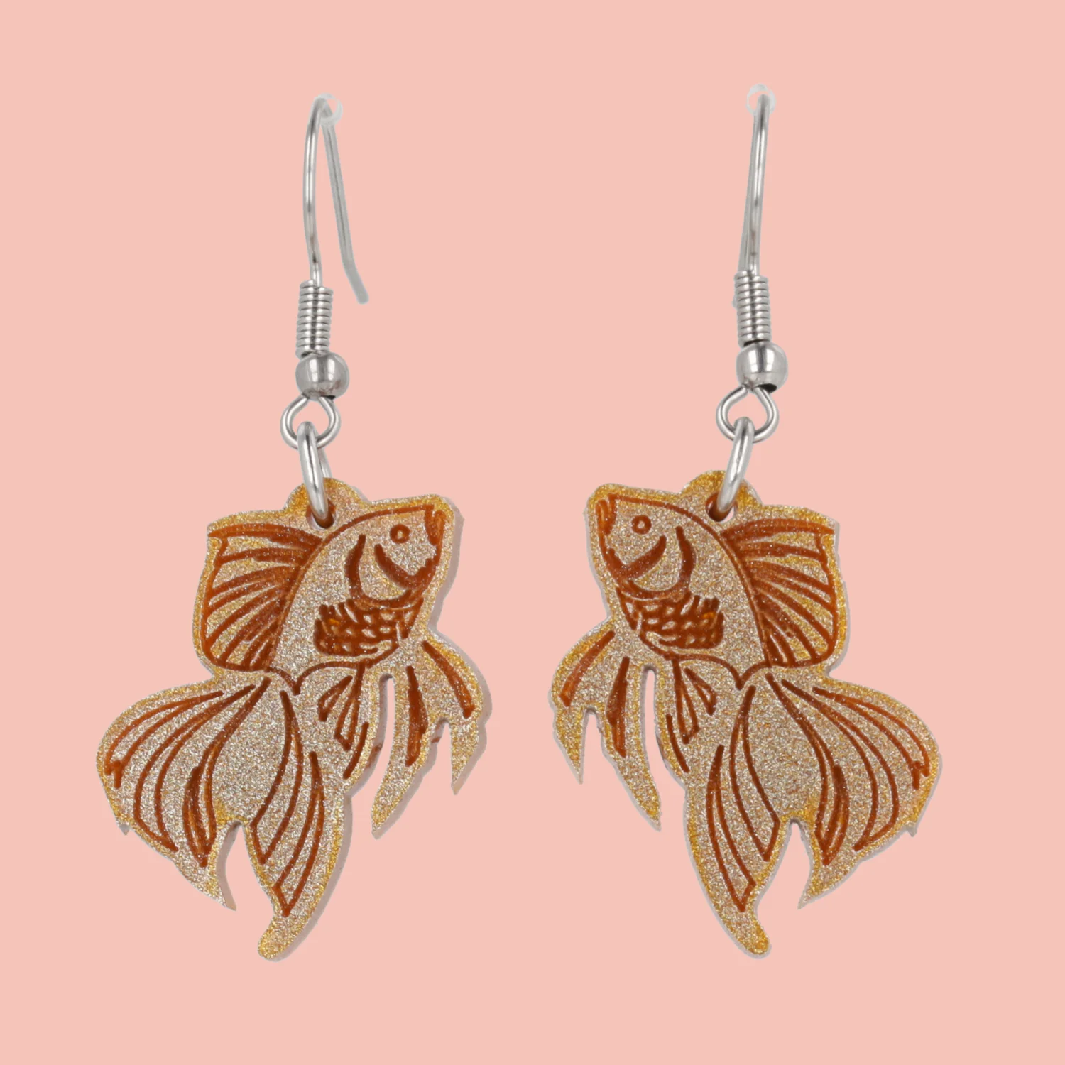 Cleo Goldfish Earrings - Image 2