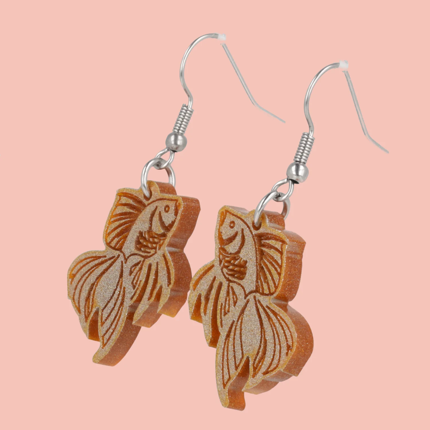 Cleo Goldfish Earrings - Image 4