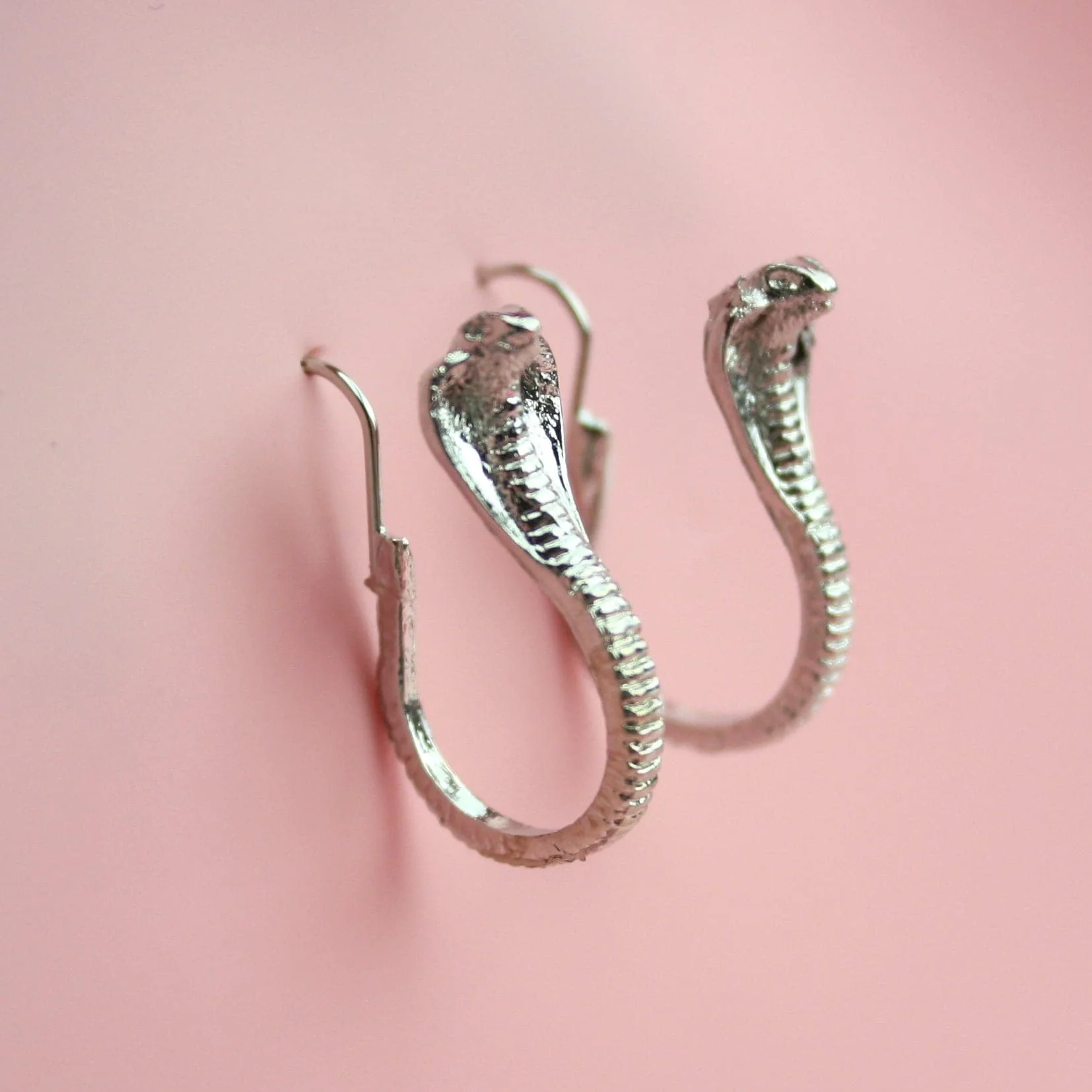 Cobra Snake Earrings - Image 2