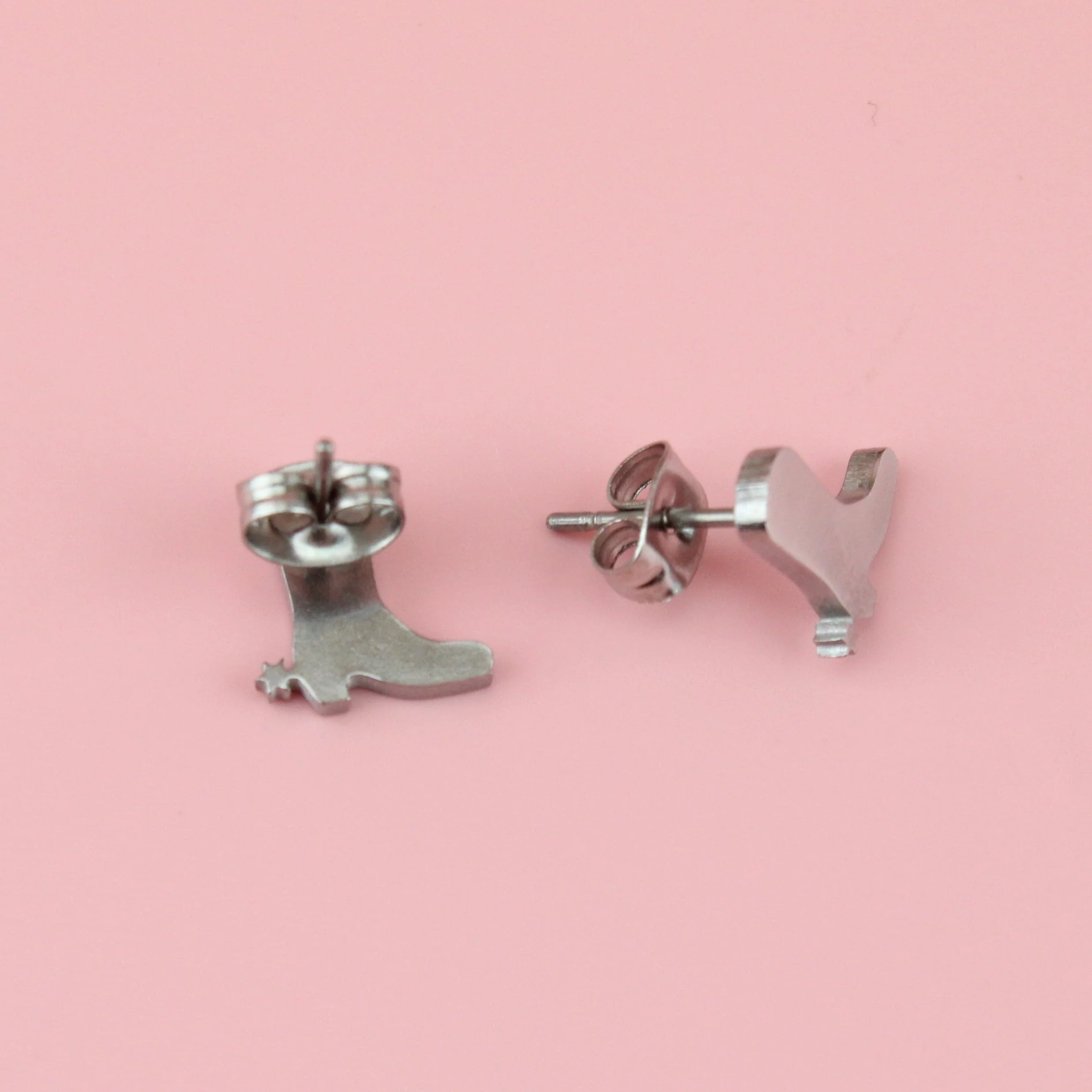 Cowboy Boot Stud Earrings - Image 3