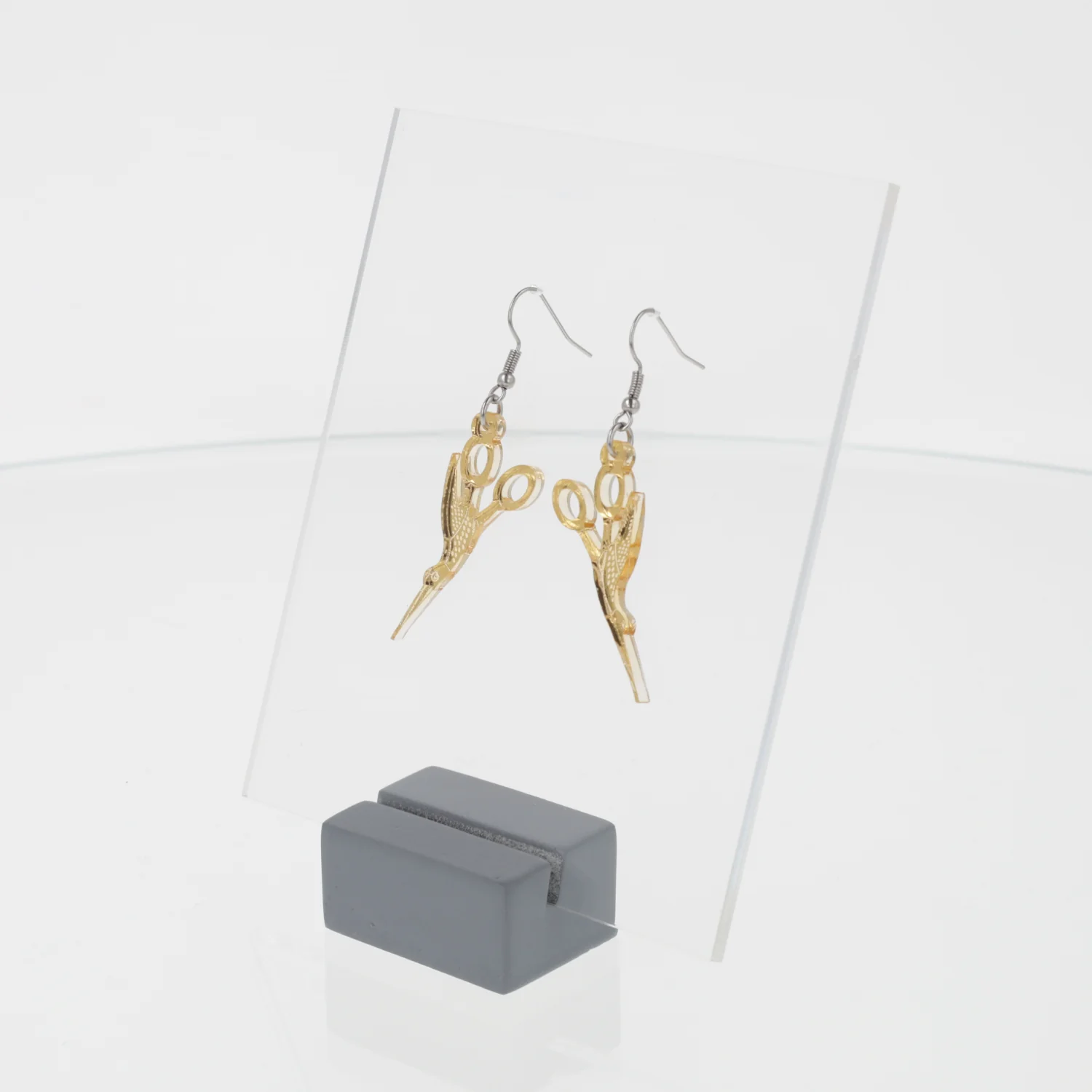 Crane Sewing Scissors Earrings - Image 6