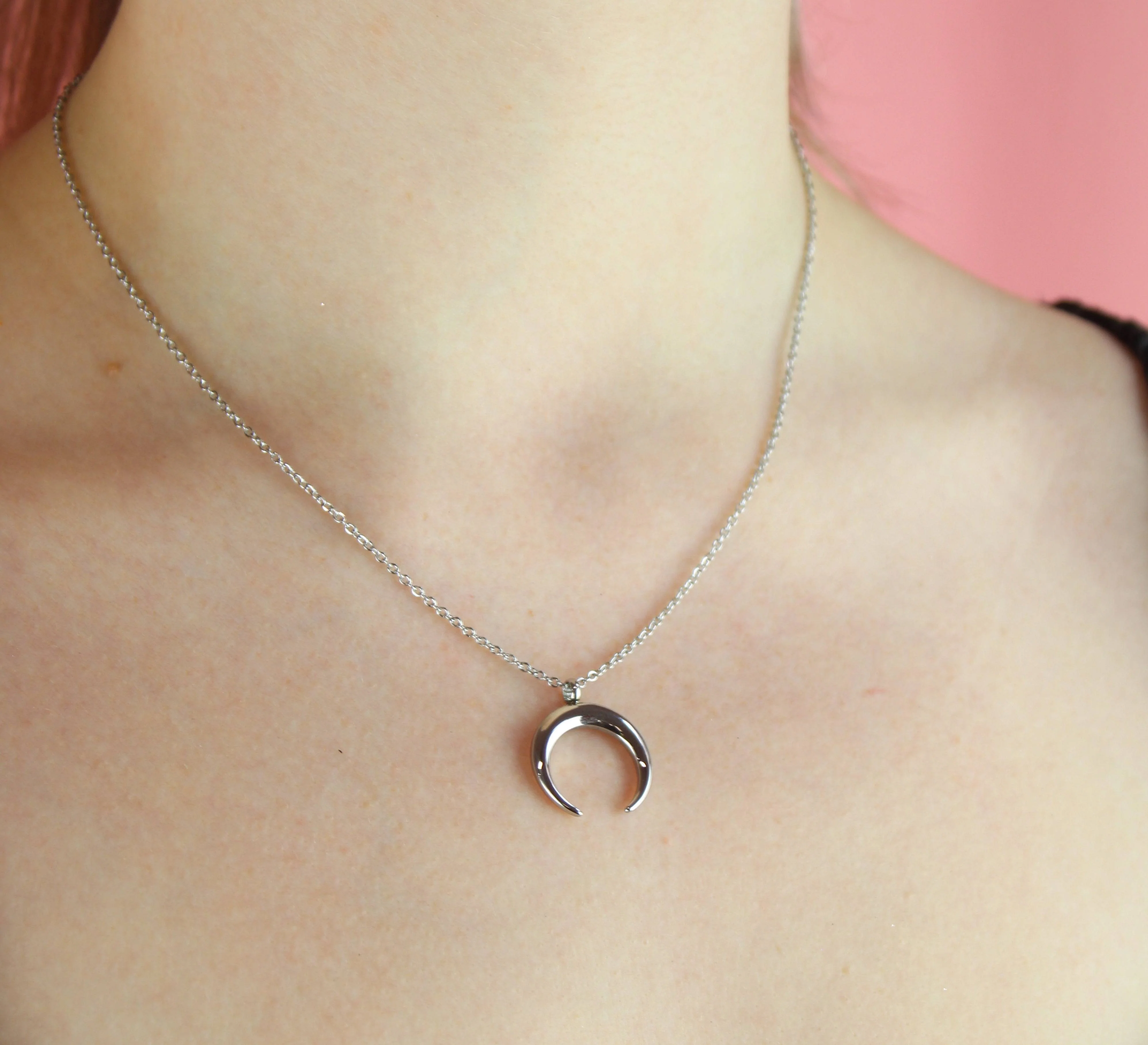 Crescent Moon Necklace - Image 4
