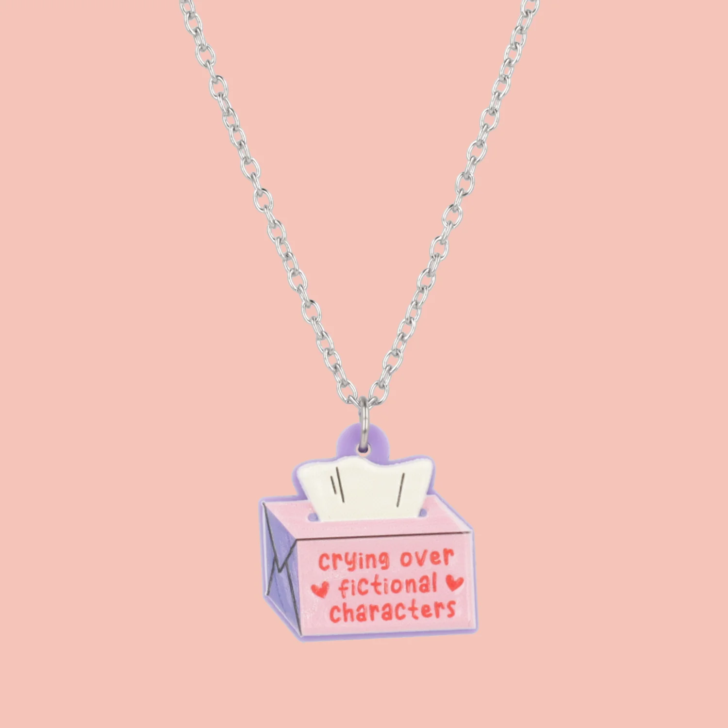 Crying Over Fictional Characters Necklace