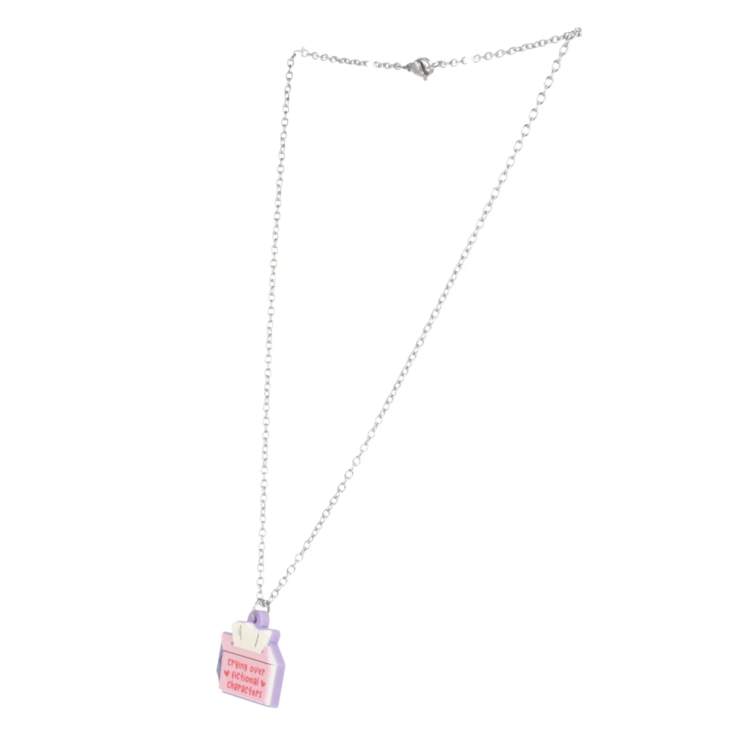 Crying Over Fictional Characters Necklace - Image 10