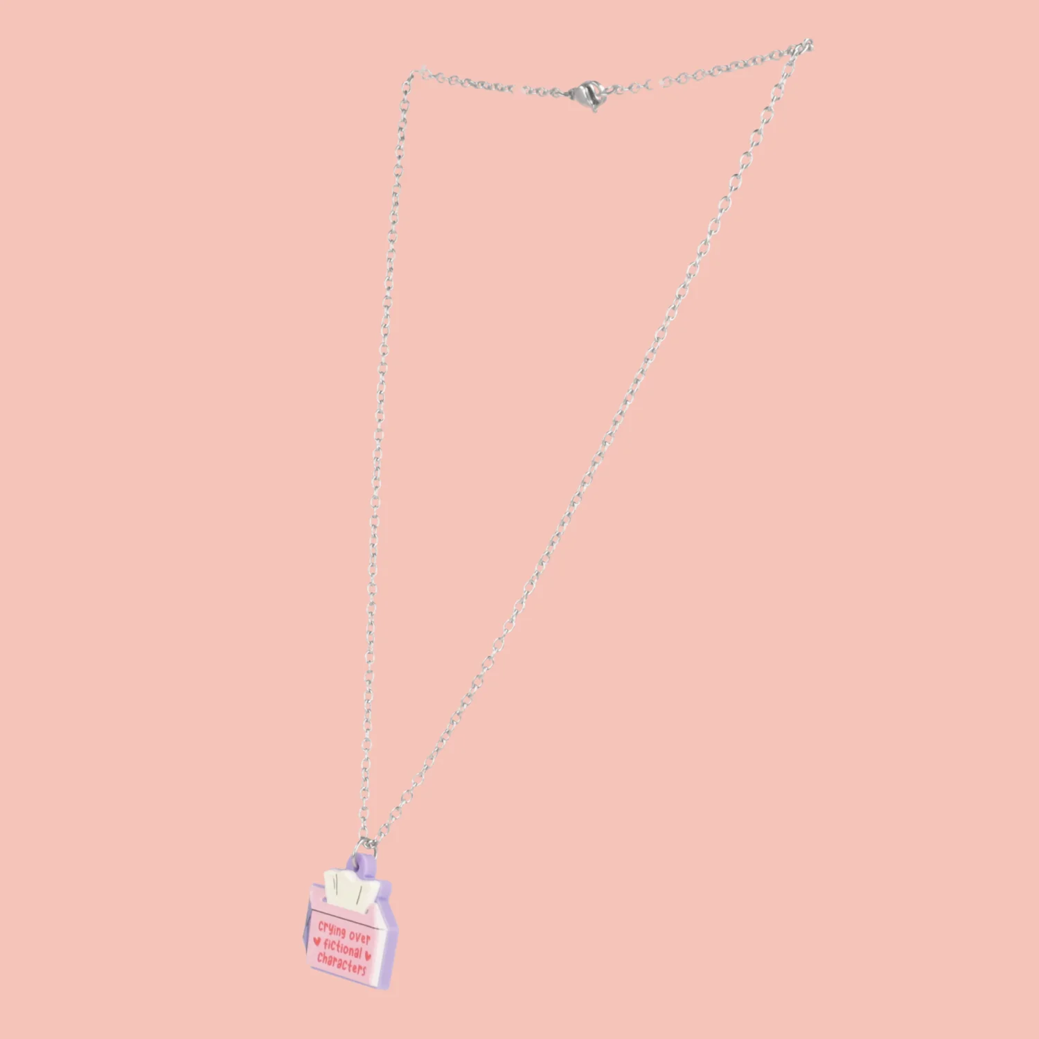 Crying Over Fictional Characters Necklace - Image 5