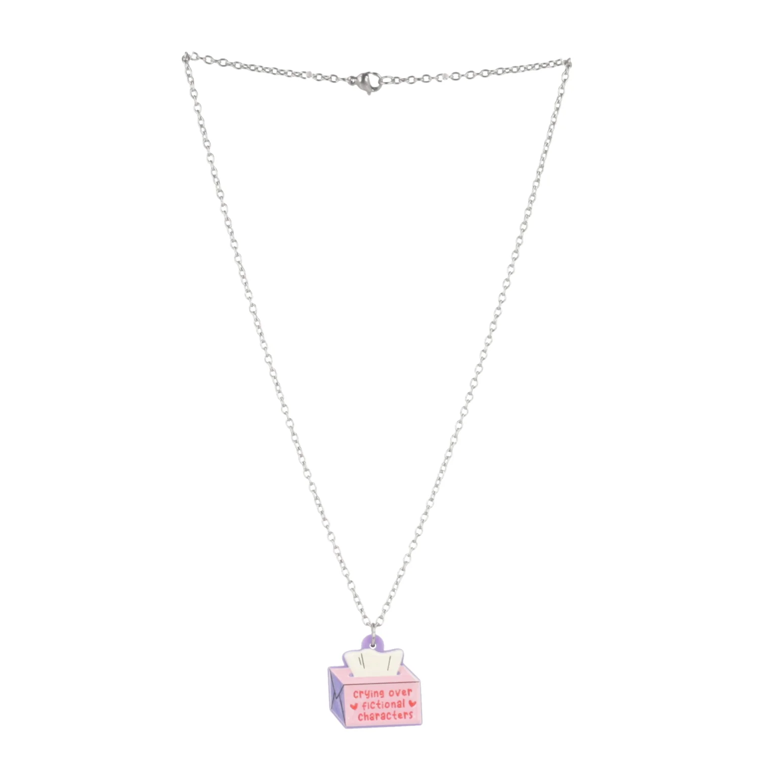 Crying Over Fictional Characters Necklace - Image 9