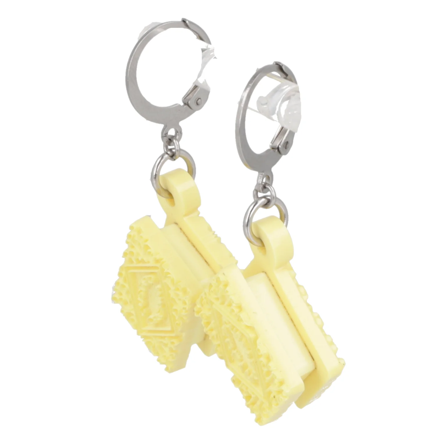 Custard Cream Biscuit Huggie Hoop Earrings - Image 7
