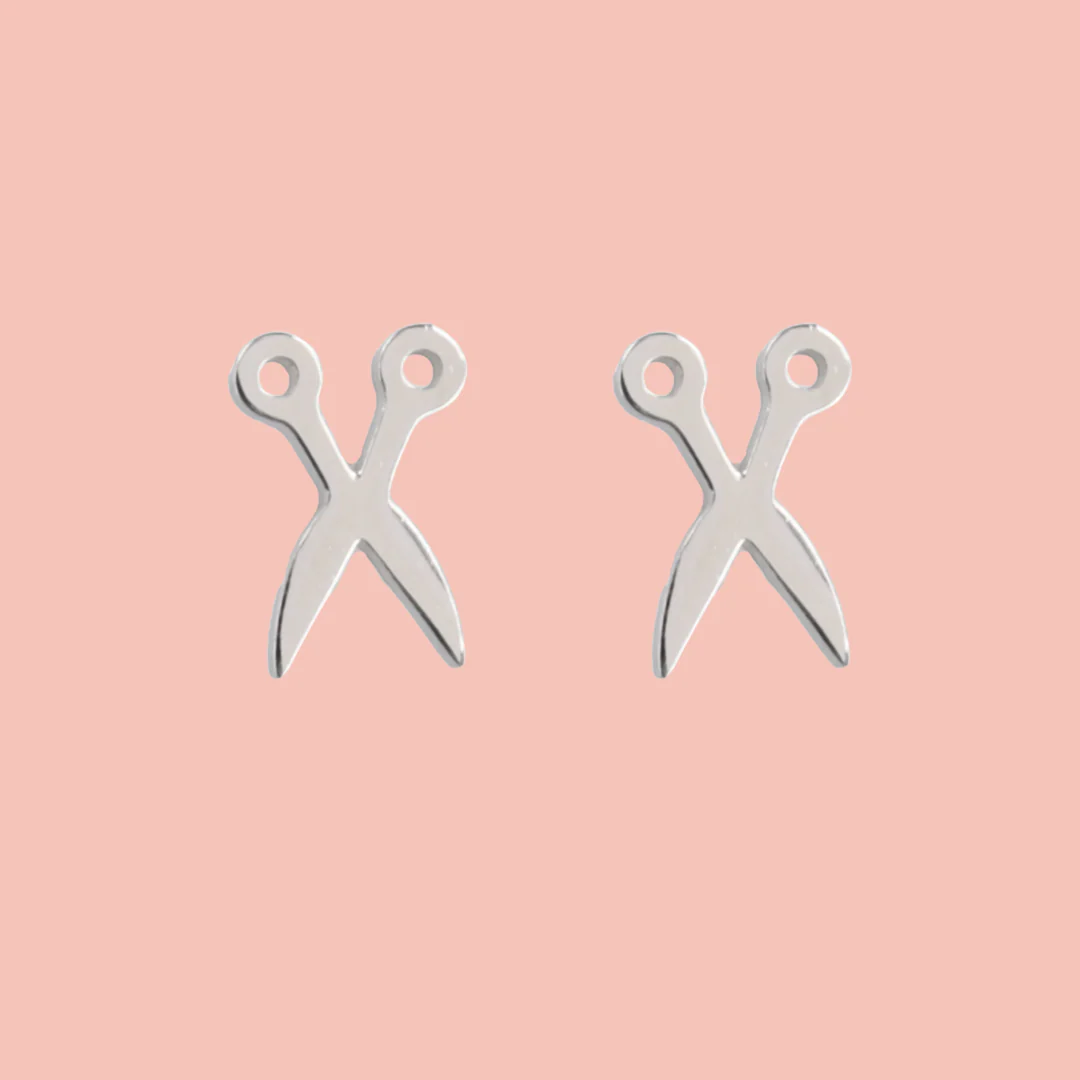 Cut It Out Scissor Stud Earrings