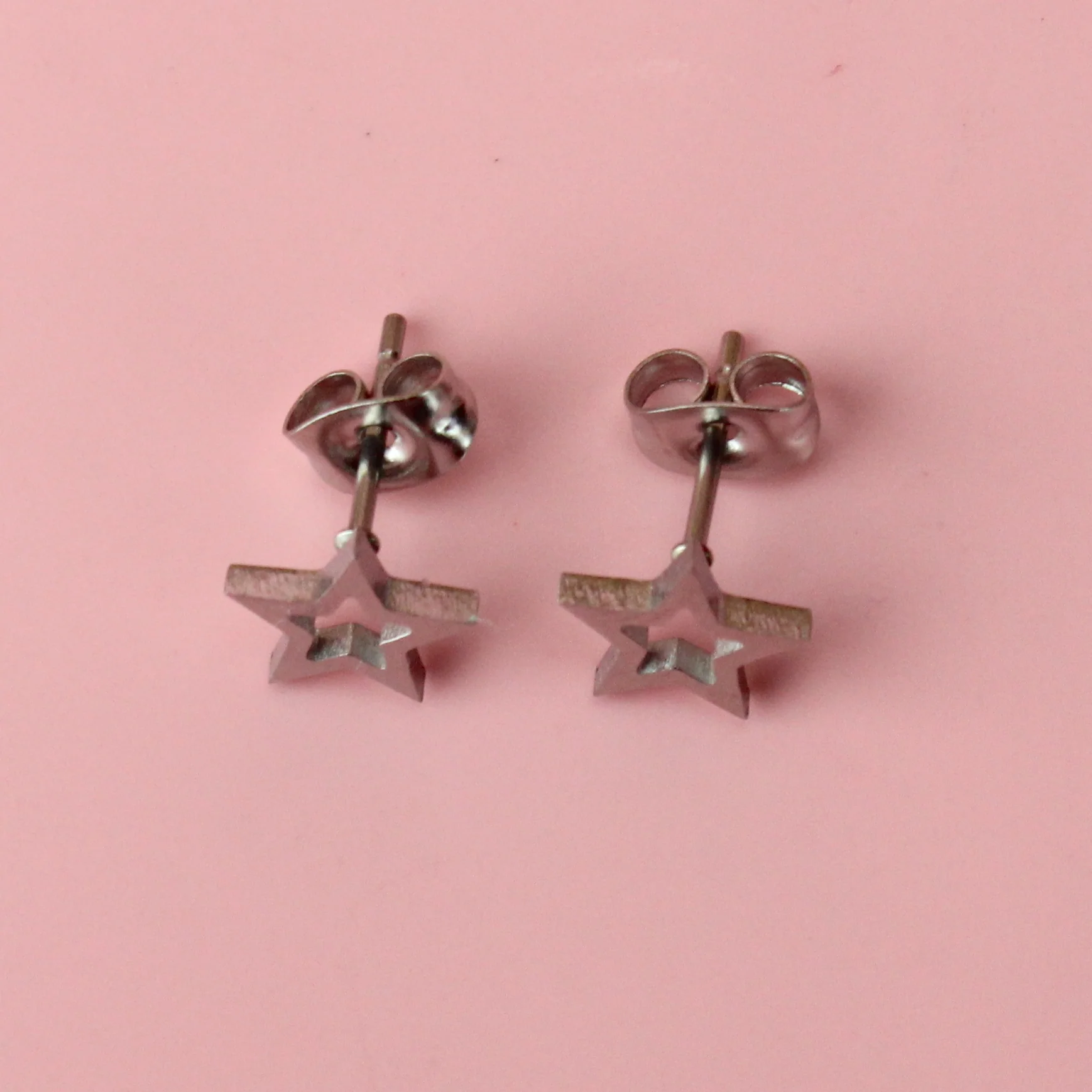 Cut Out Star Stud Earrings - Image 5