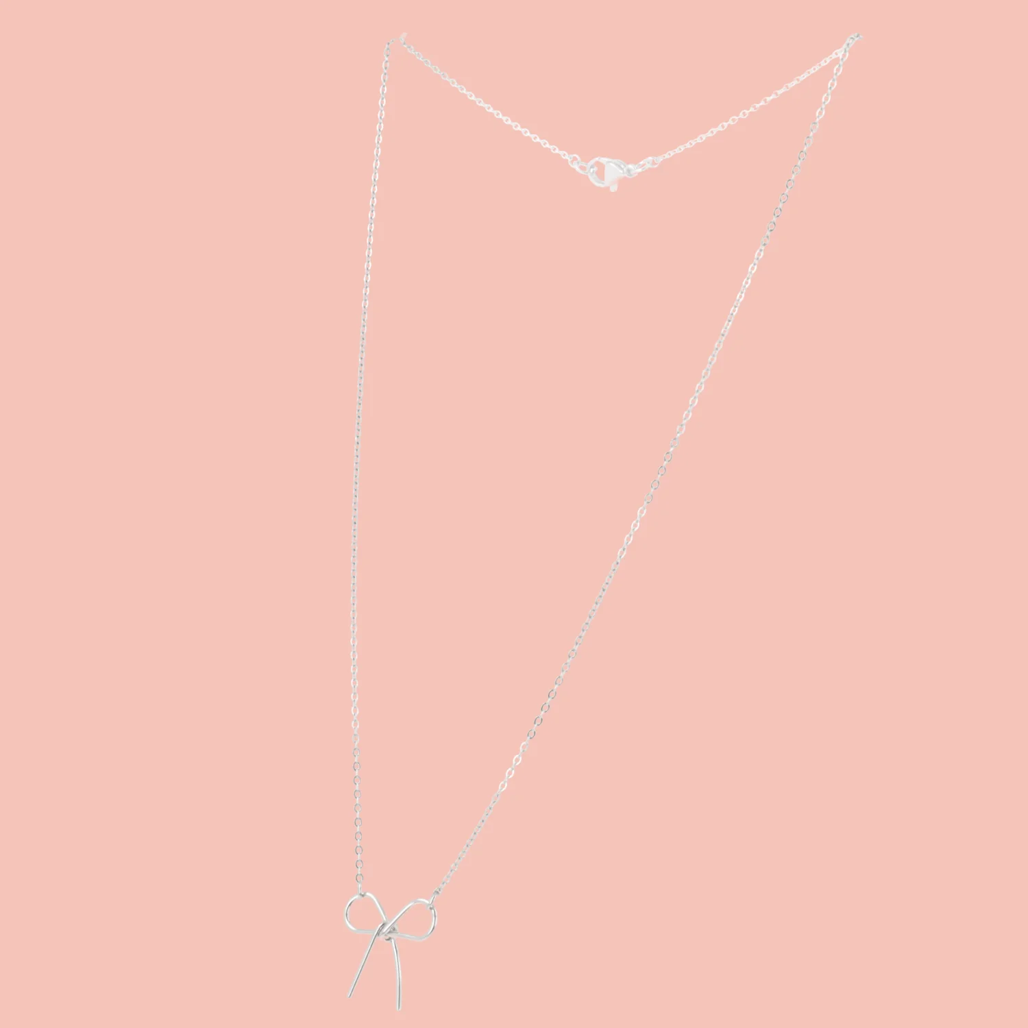 Delicate Bow Necklace - Image 5