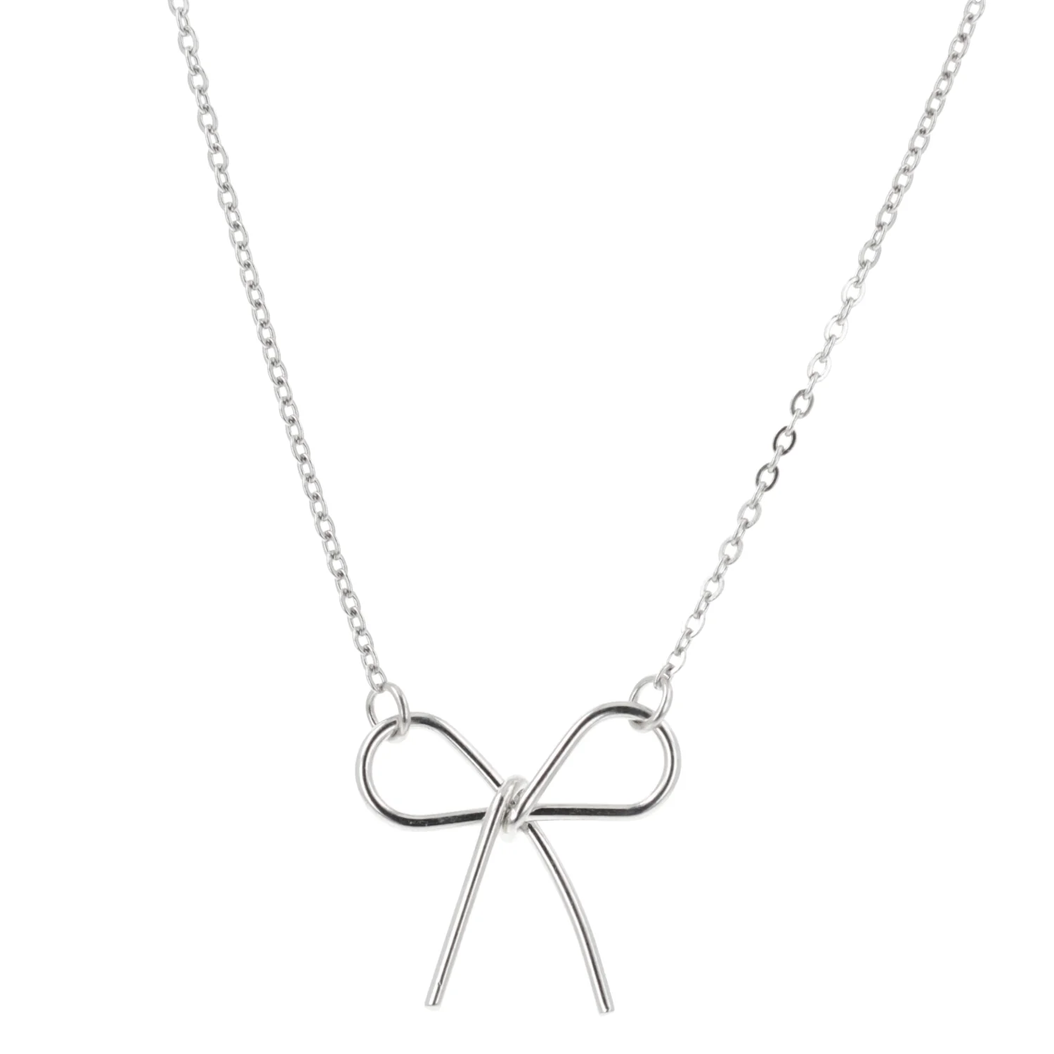 Delicate Bow Necklace - Image 7