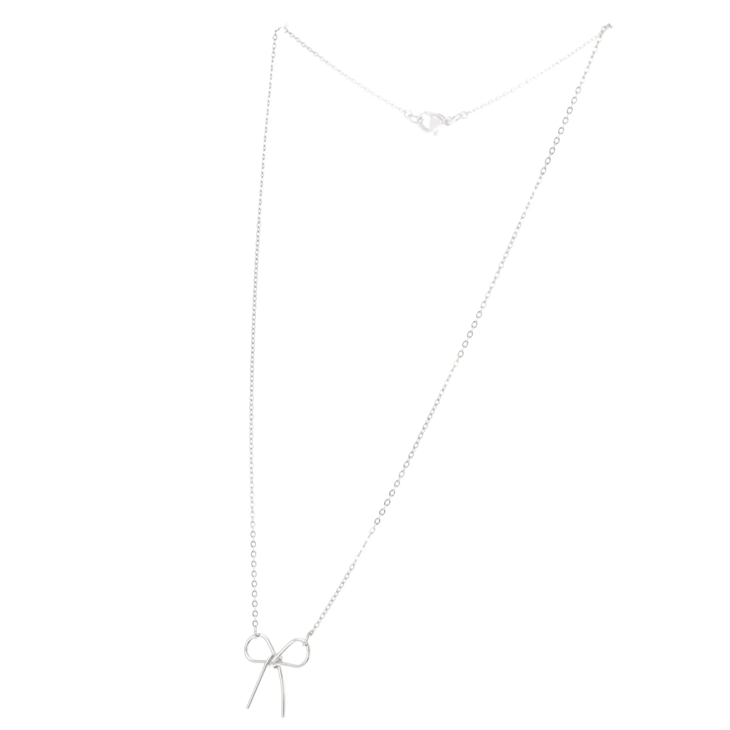Delicate Bow Necklace - Image 8