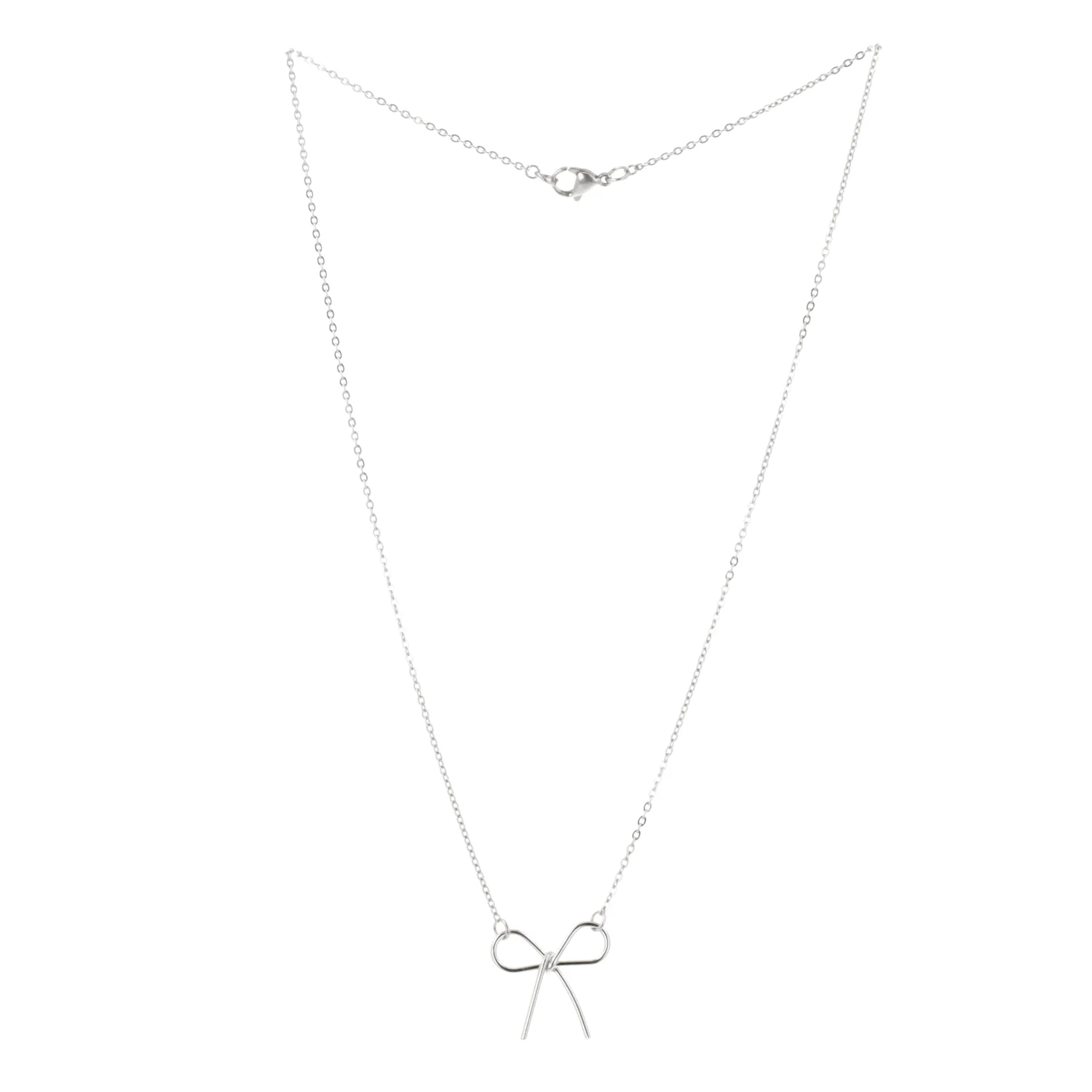 Delicate Bow Necklace - Image 9