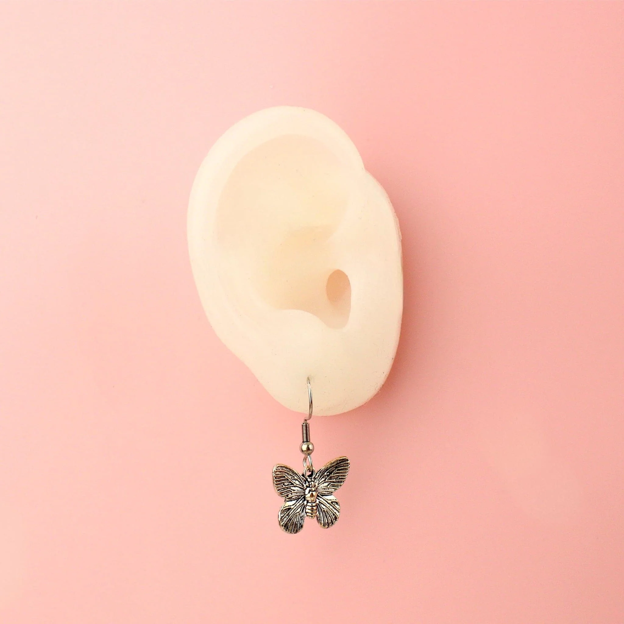 Detailed Butterfly Earrings - Image 7