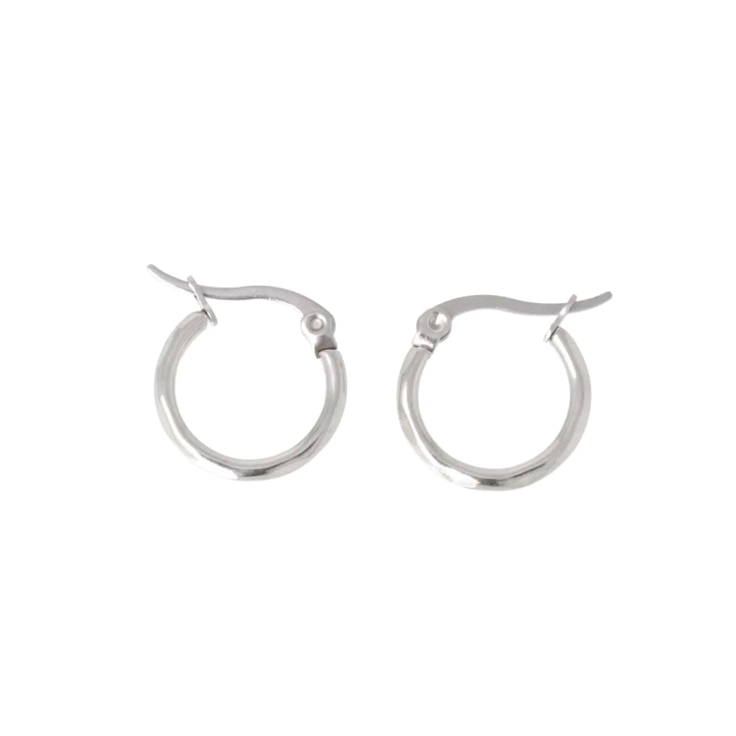 Diamond Cut Hoop Earrings - Image 6