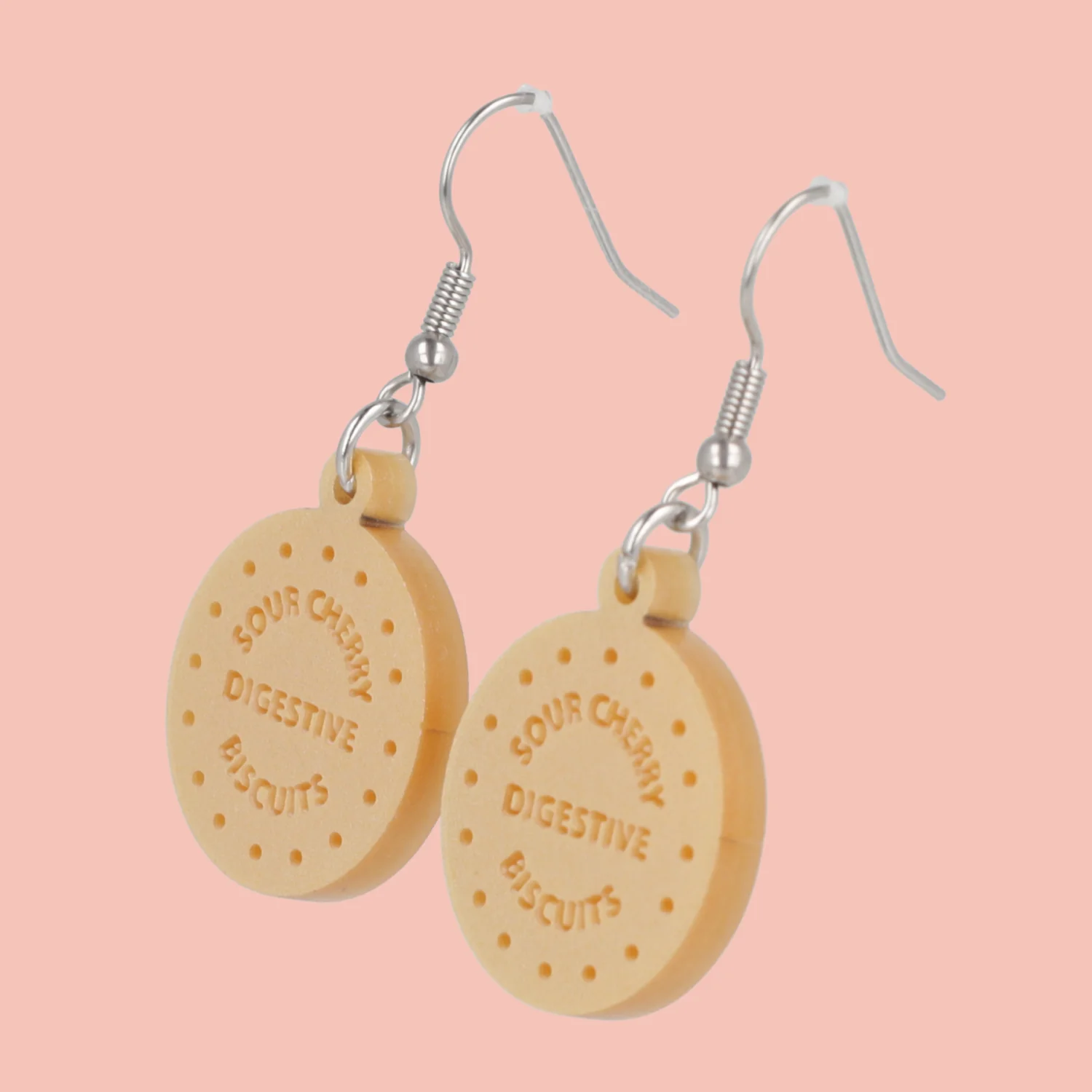 Digestive Biscuit Earrings - Image 3