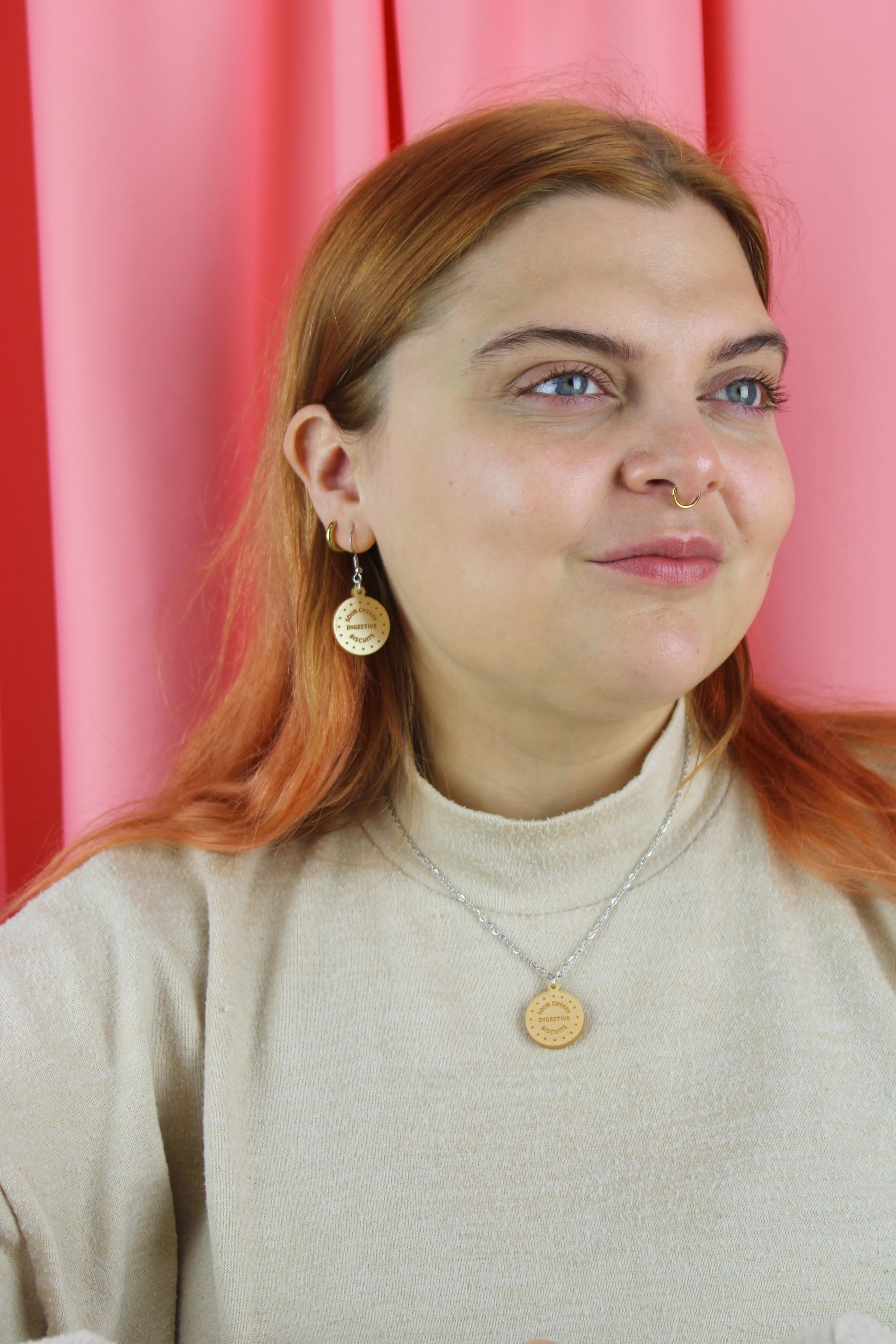 Digestive Biscuit Earrings - Image 4