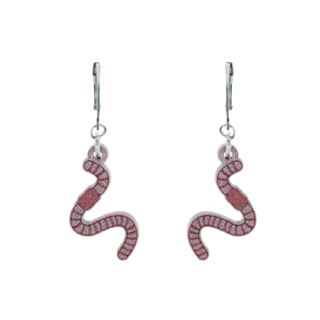 Do The Worm Huggie Hoop Earrings - Image 5