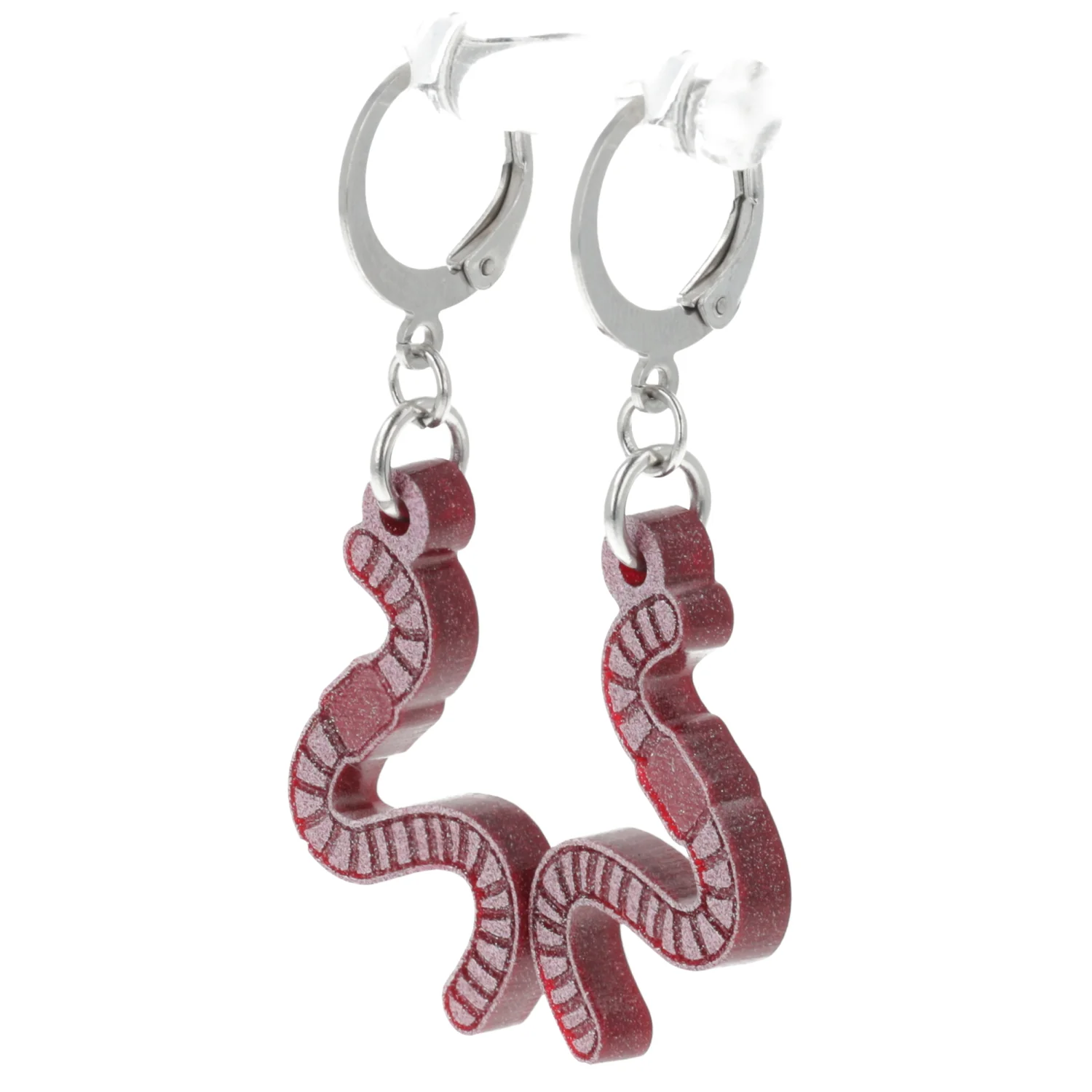 Do The Worm Huggie Hoop Earrings - Image 6