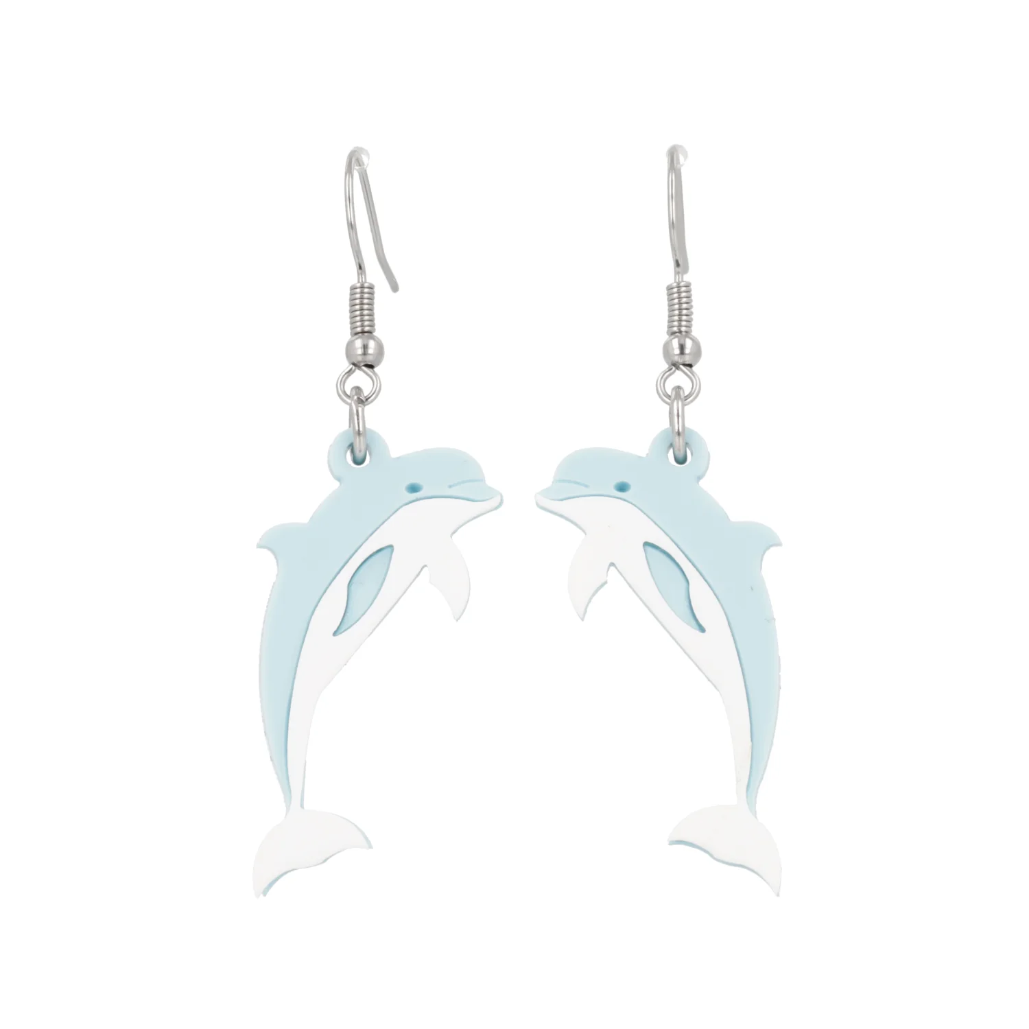 Dolphinitely Maybe Earrings (Light Blue) - Image 7