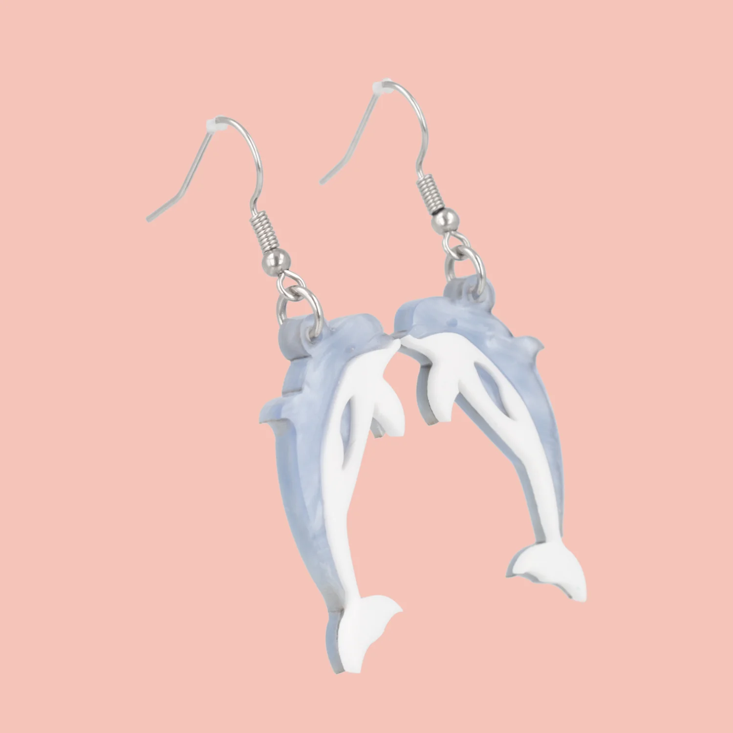Dolphinitely Maybe Earrings (Marble) - Image 3