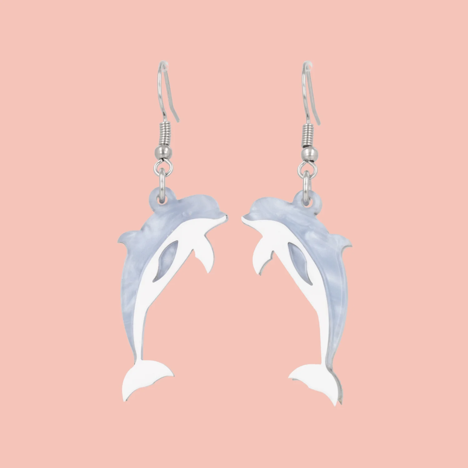 Dolphinitely Maybe Earrings (Marble) - Image 5