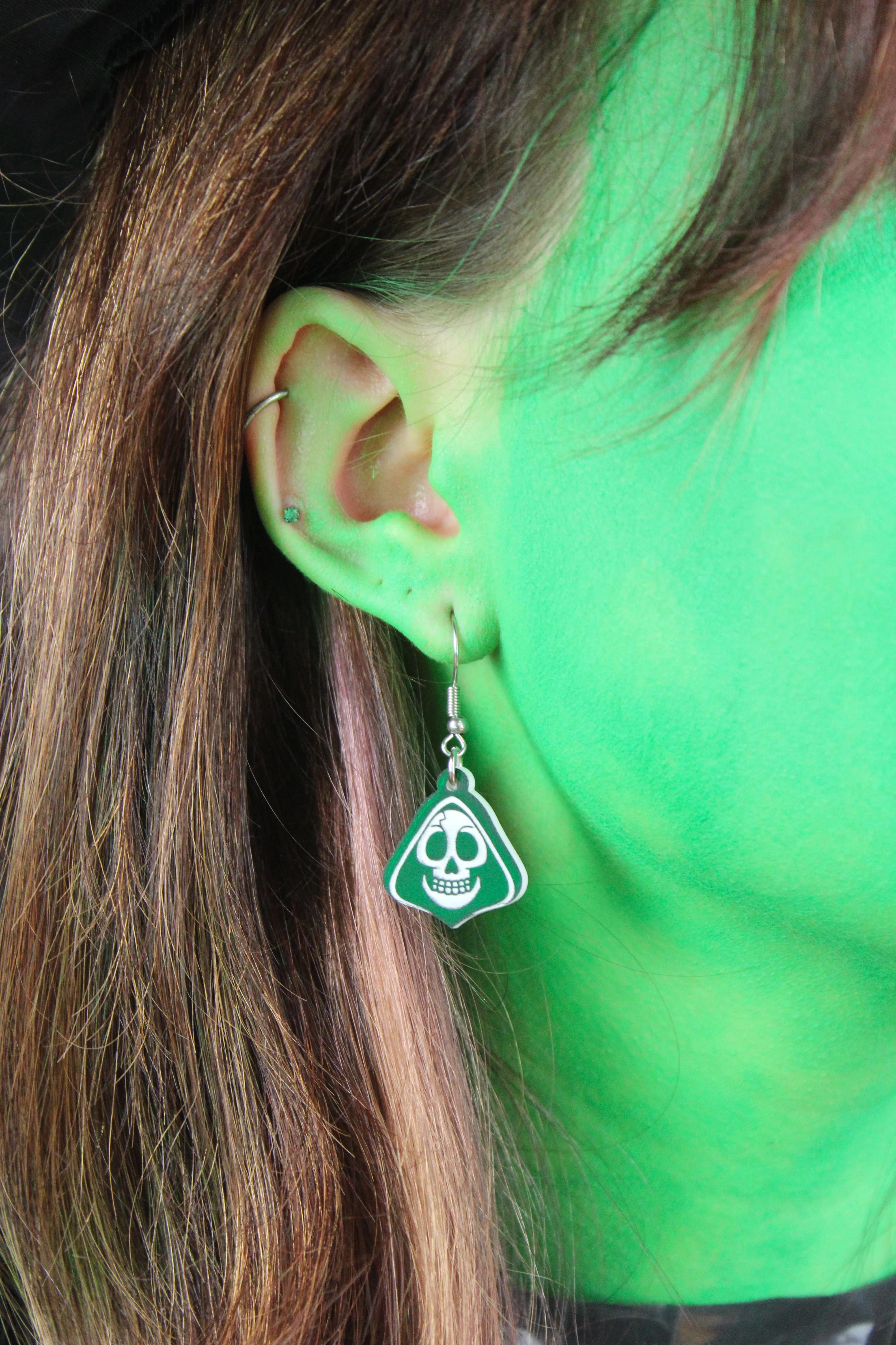 Don't Fear The Reaper Earrings - Image 2