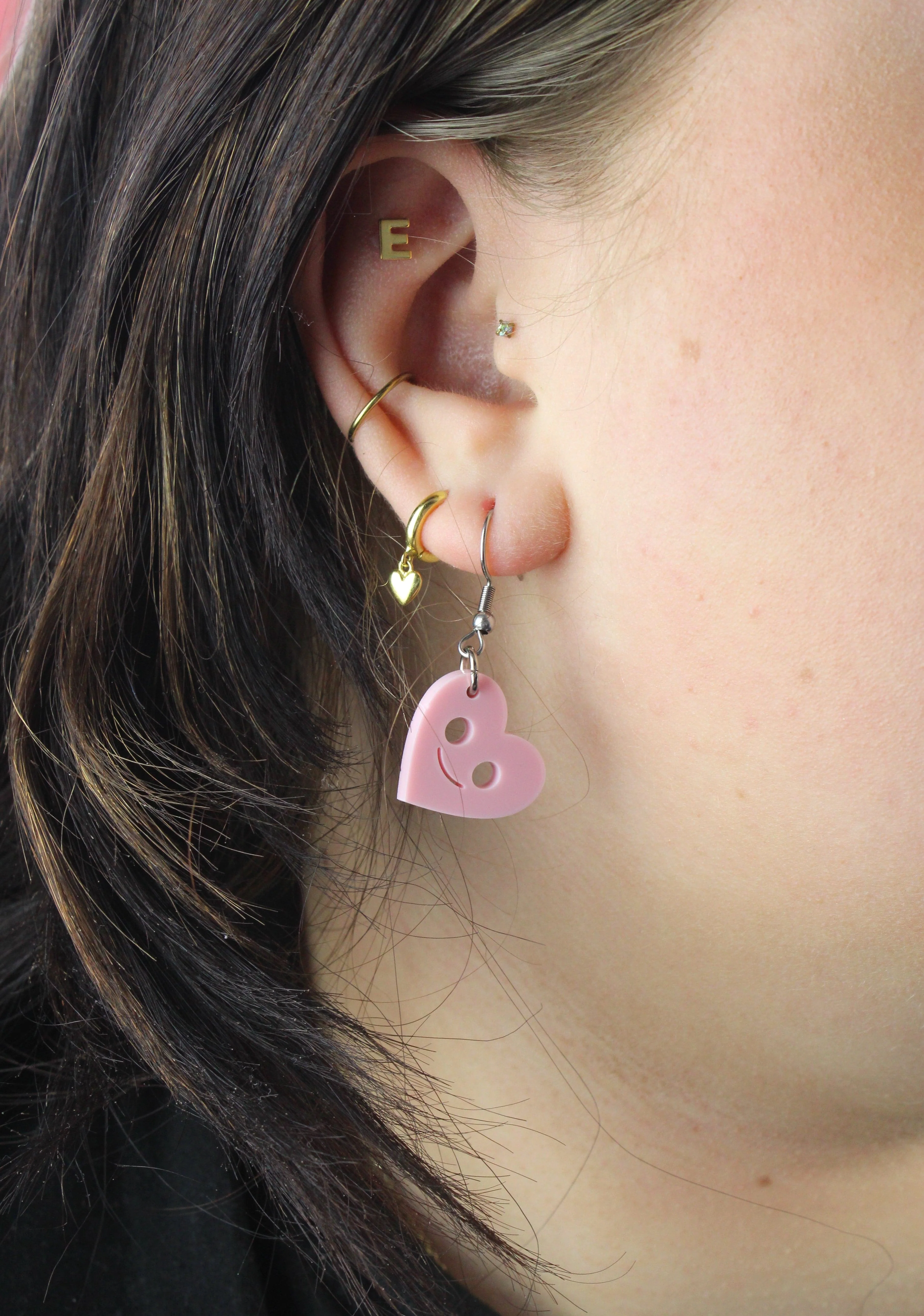 Don't Go Breaking My Heart (Pink) Earrings - Image 4