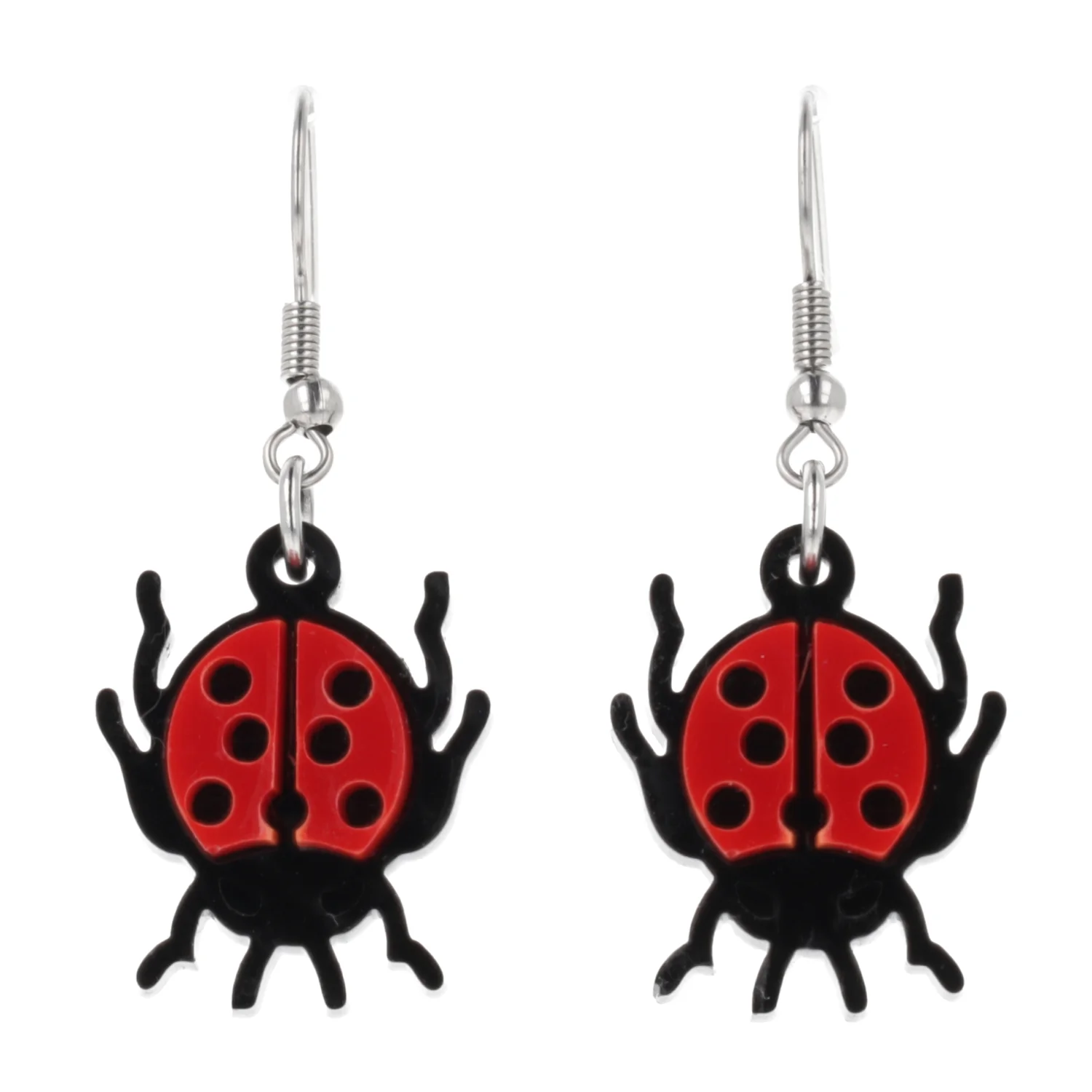 Dotty For You Ladybird Earrings - Bright Red - Image 7