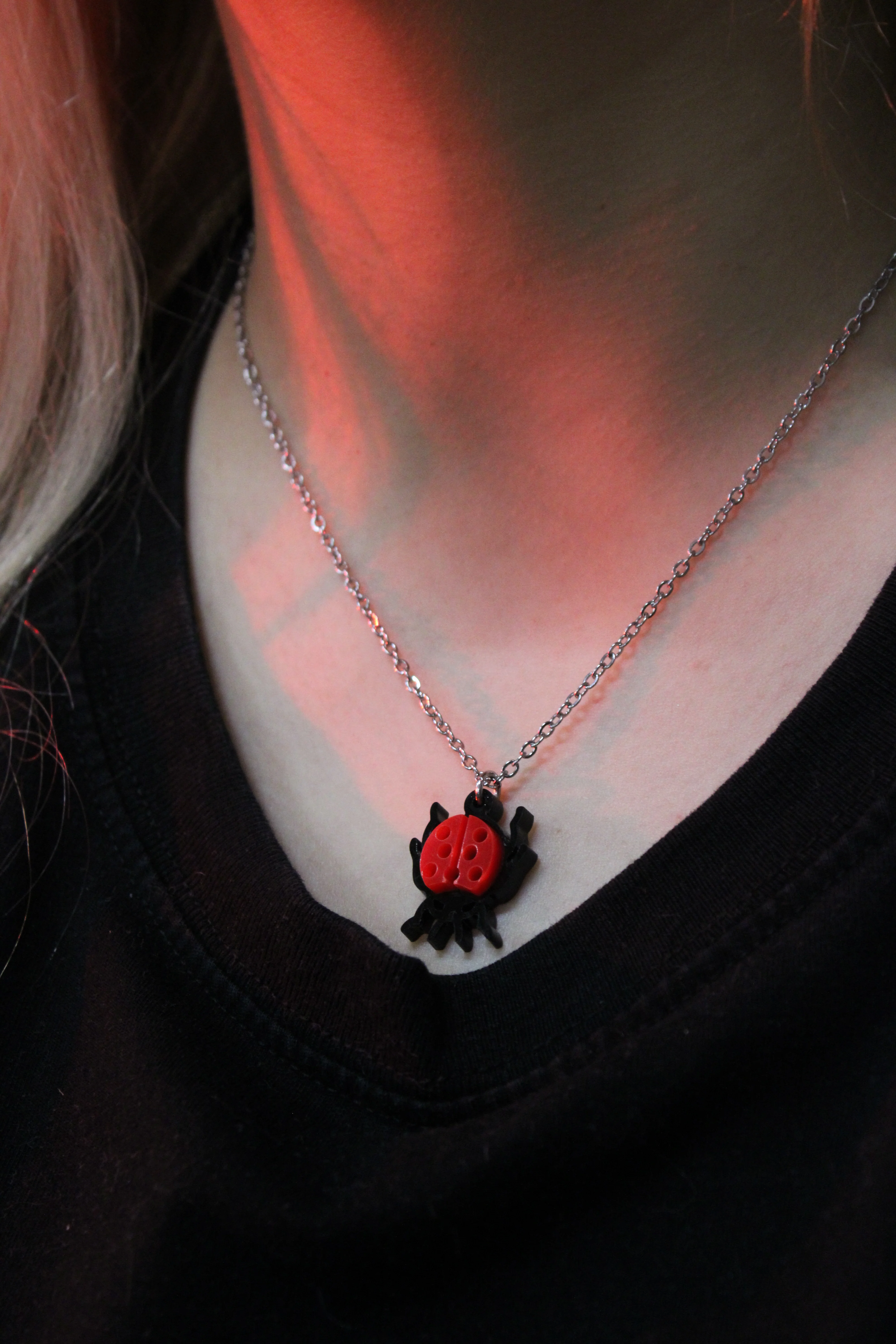 Dotty For You Ladybird Necklace - Bright Red - Image 2