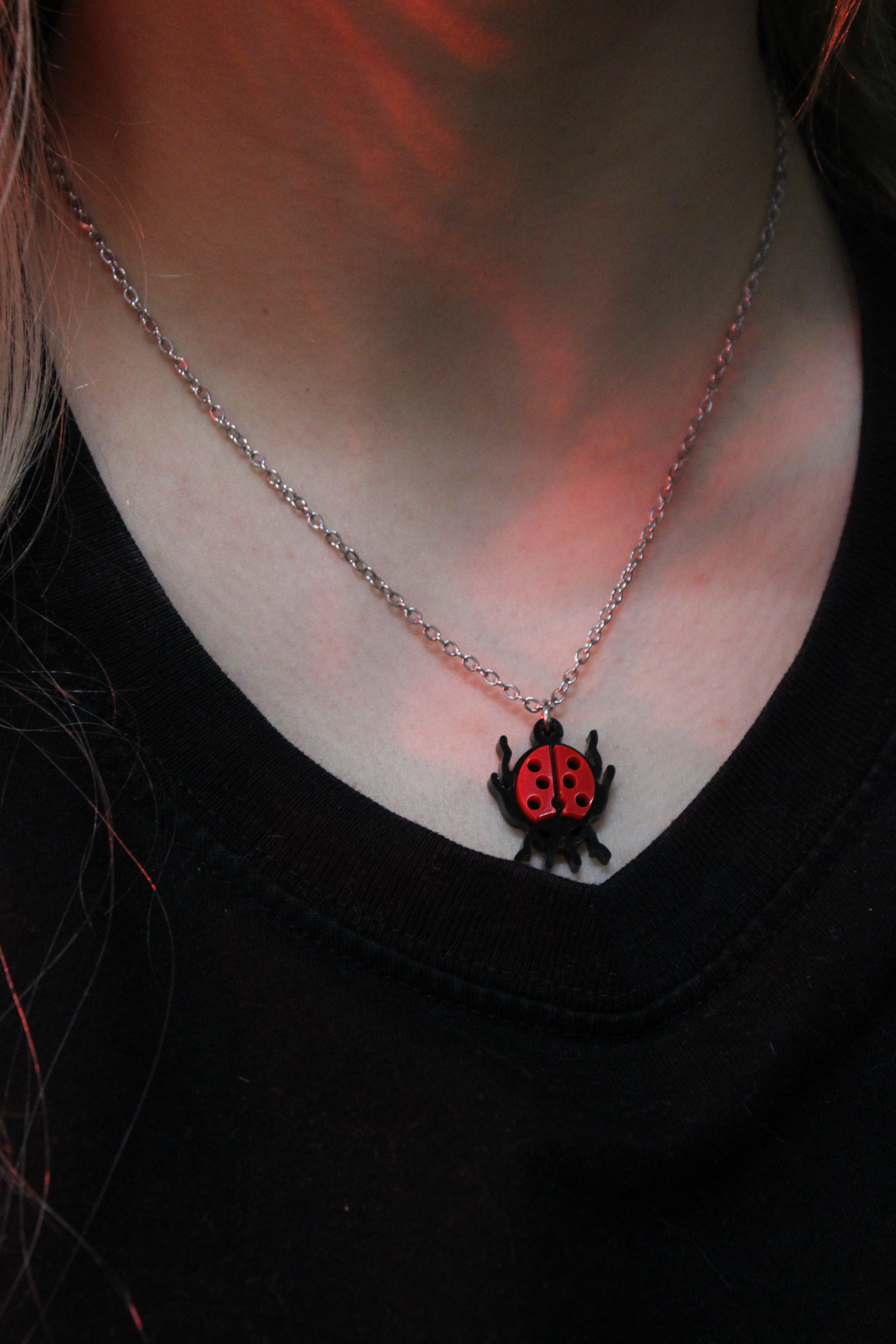 Dotty For You Ladybird Necklace - Bright Red - Image 4