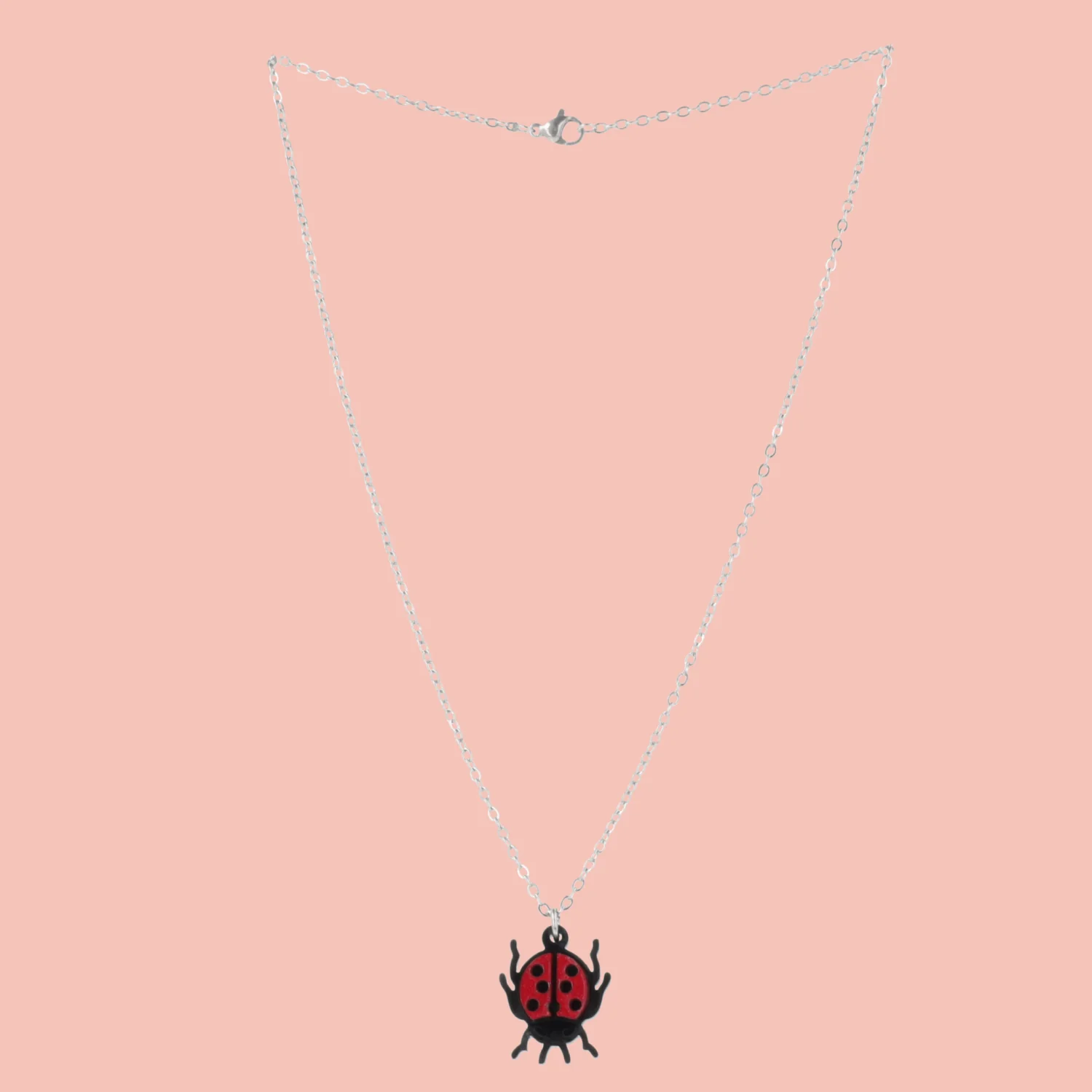 Dotty For You Ladybird Necklace - Shimmer Red - Image 3