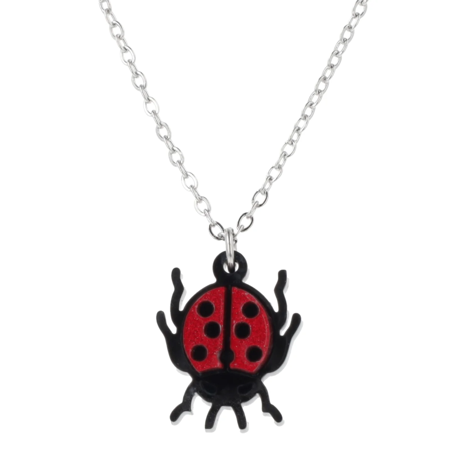 Dotty For You Ladybird Necklace - Shimmer Red - Image 8