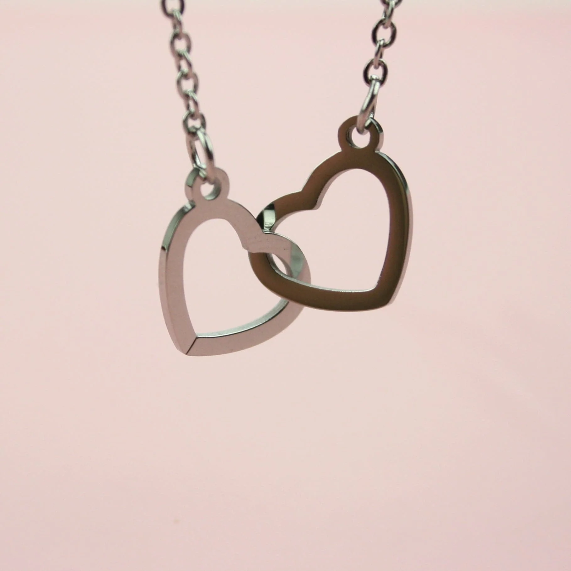 Double Heart Necklace - Image 5